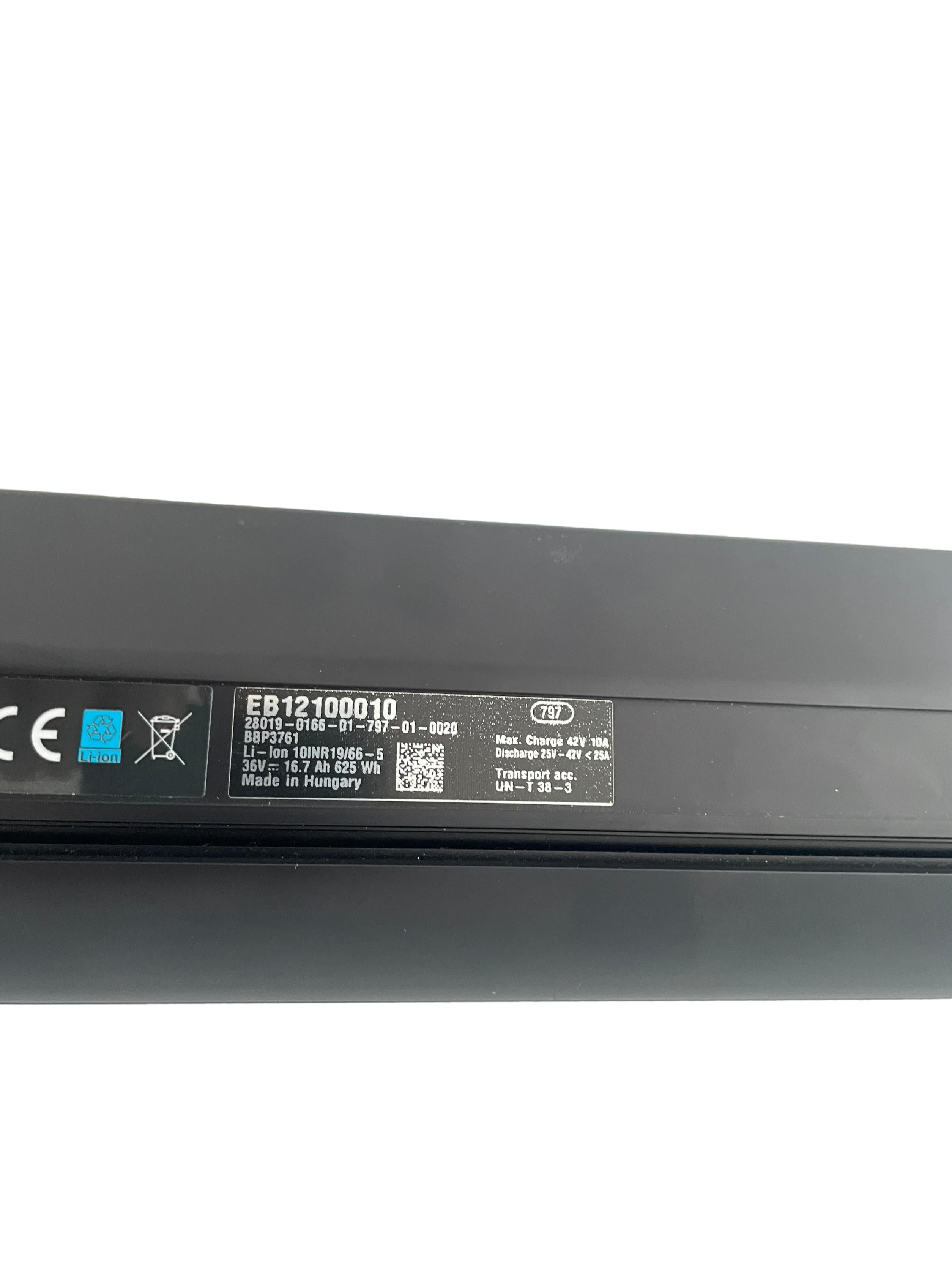 Bosch Powertube 625 - SMART SYSTEM - Energieinhalt (aktuell): 95% -  vertikal