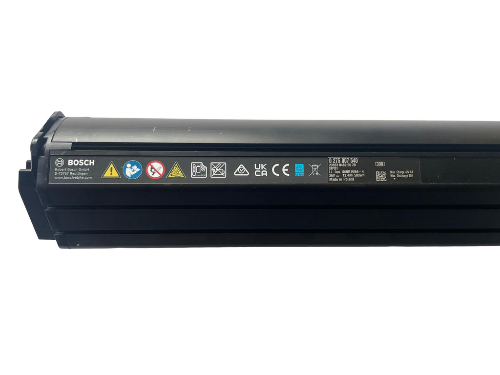 Bosch Powertube 500 - Energieinhalt (aktuell) 95% -  vertikal - gebraucht