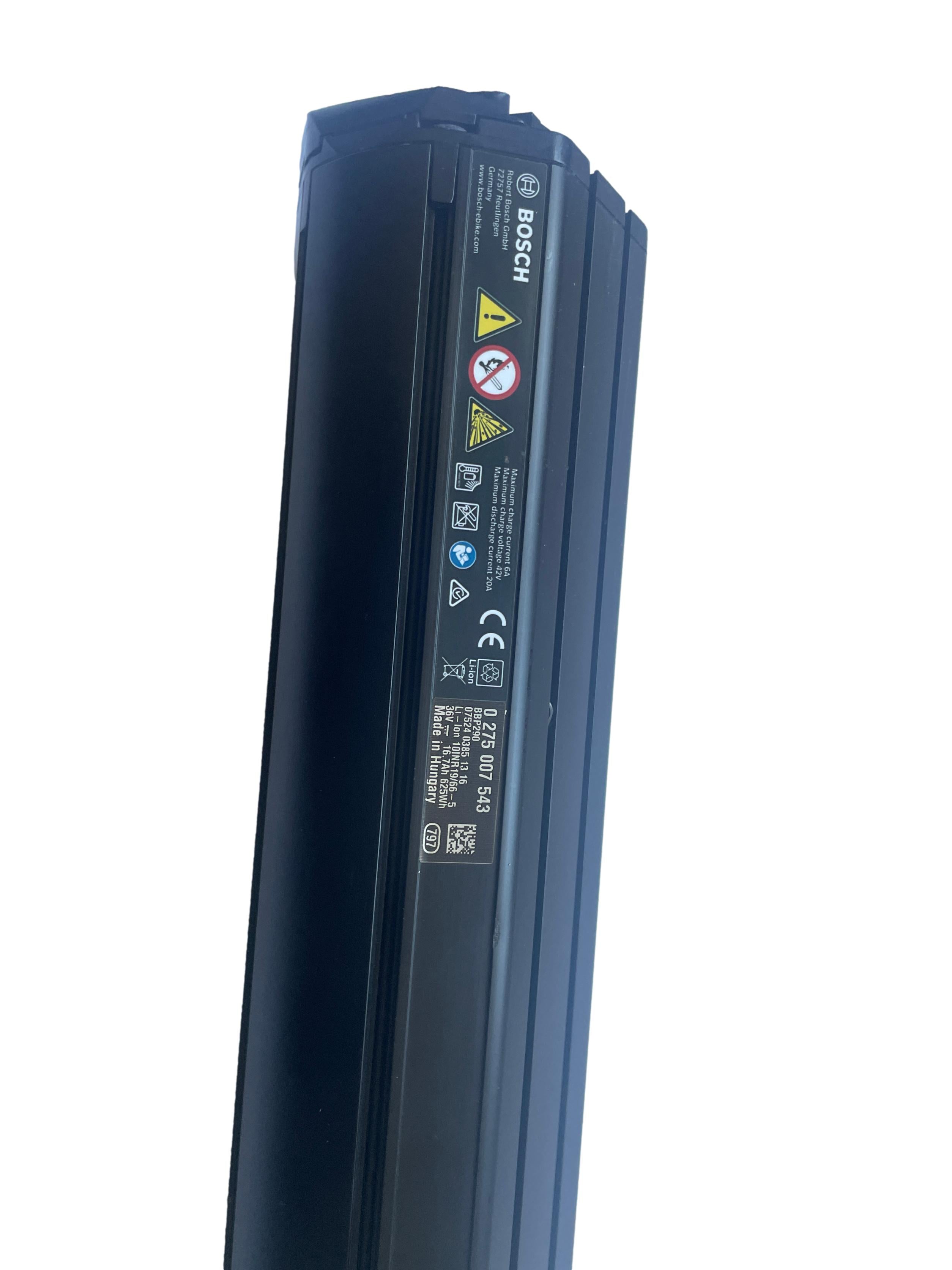Bosch Powertube 625 - Energieinhalt (aktuell): 94% -  horizontal