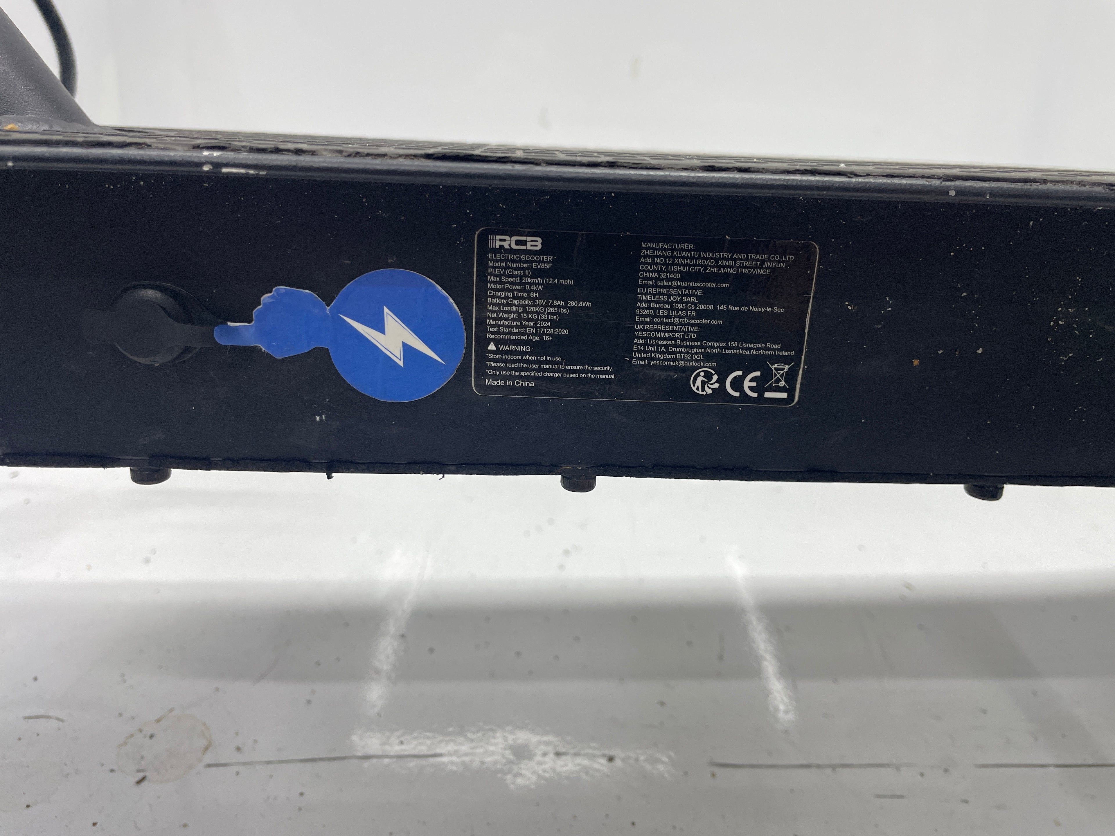 EVERCROSS EV85F E-Scooter Model: EV85F - Bastler