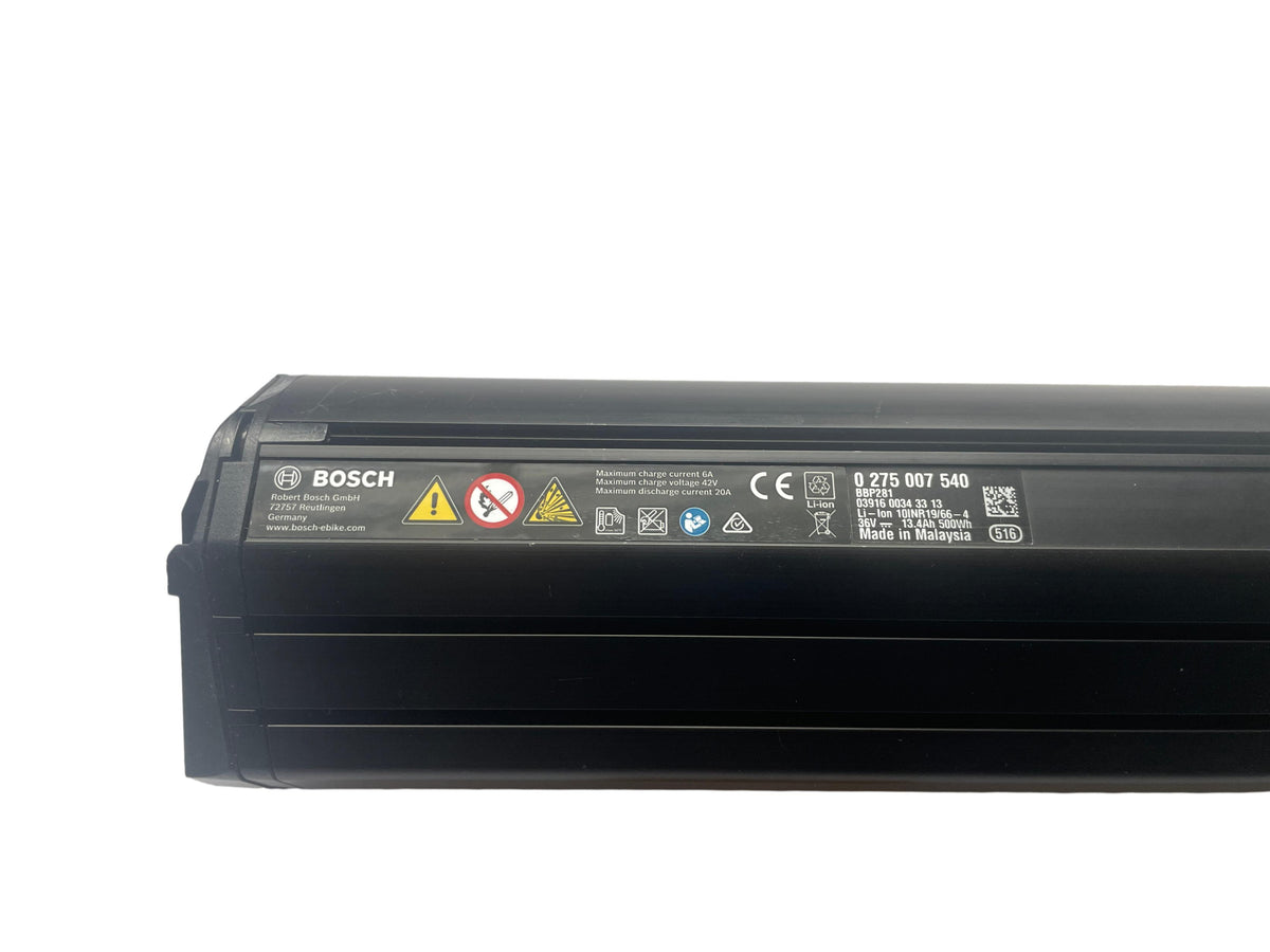 Bosch Powertube 500 - Energieinhalt (aktuell) 97% - vertikal - gebraucht