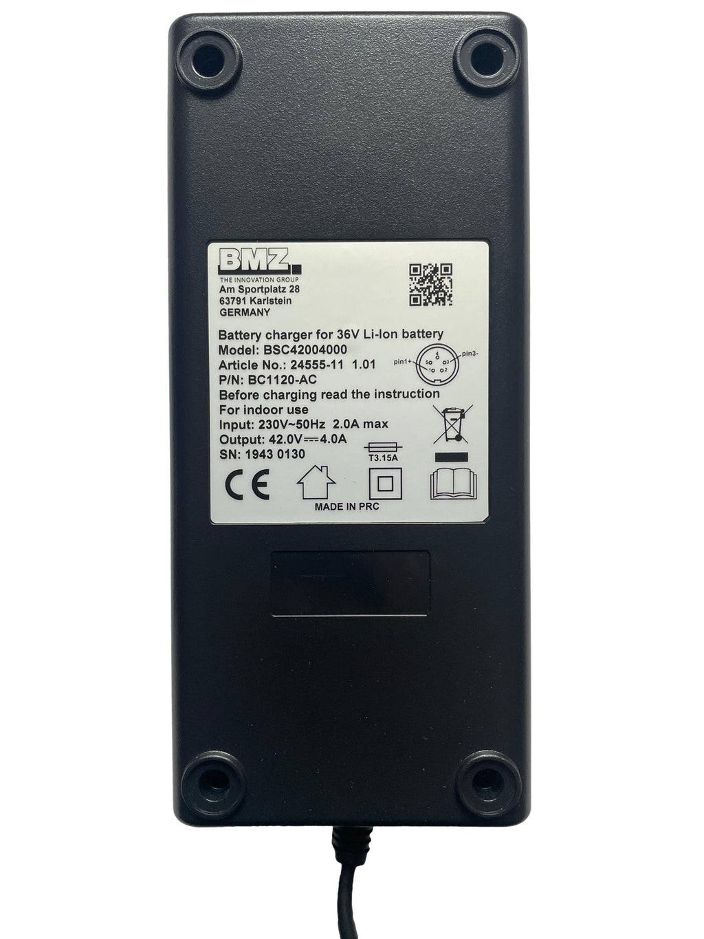 Ladegerät BMZ BSC42004000 - 5-poliger Rundstecker - gebraucht