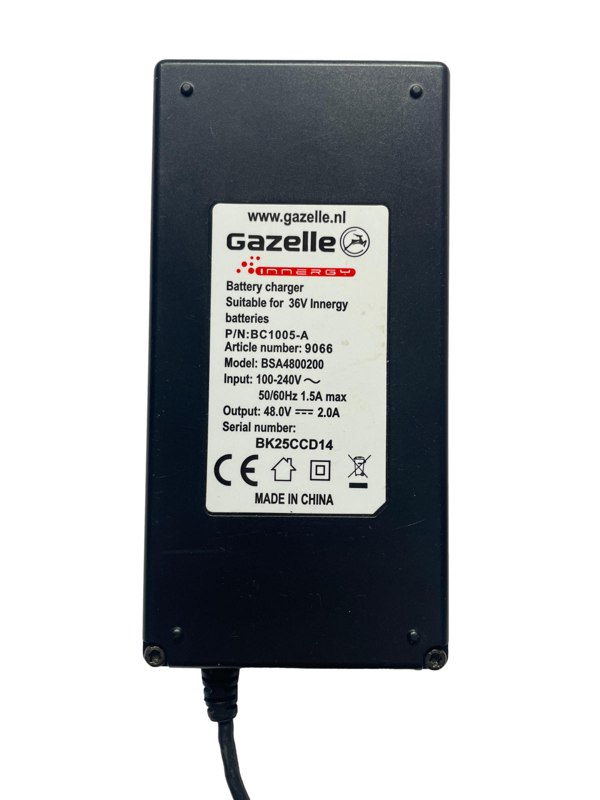 Ladegerät Gazelle E-Bike BSA4800200 - gebraucht