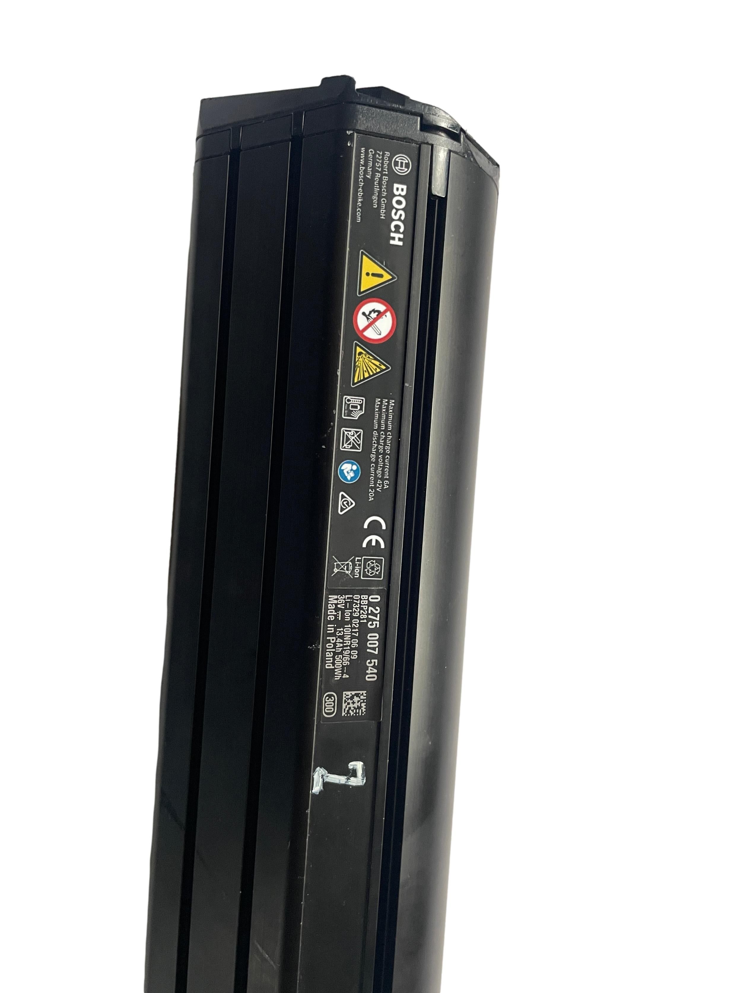 Bosch Powertube 500 - Energieinhalt (aktuell) 91% -  vertikal
