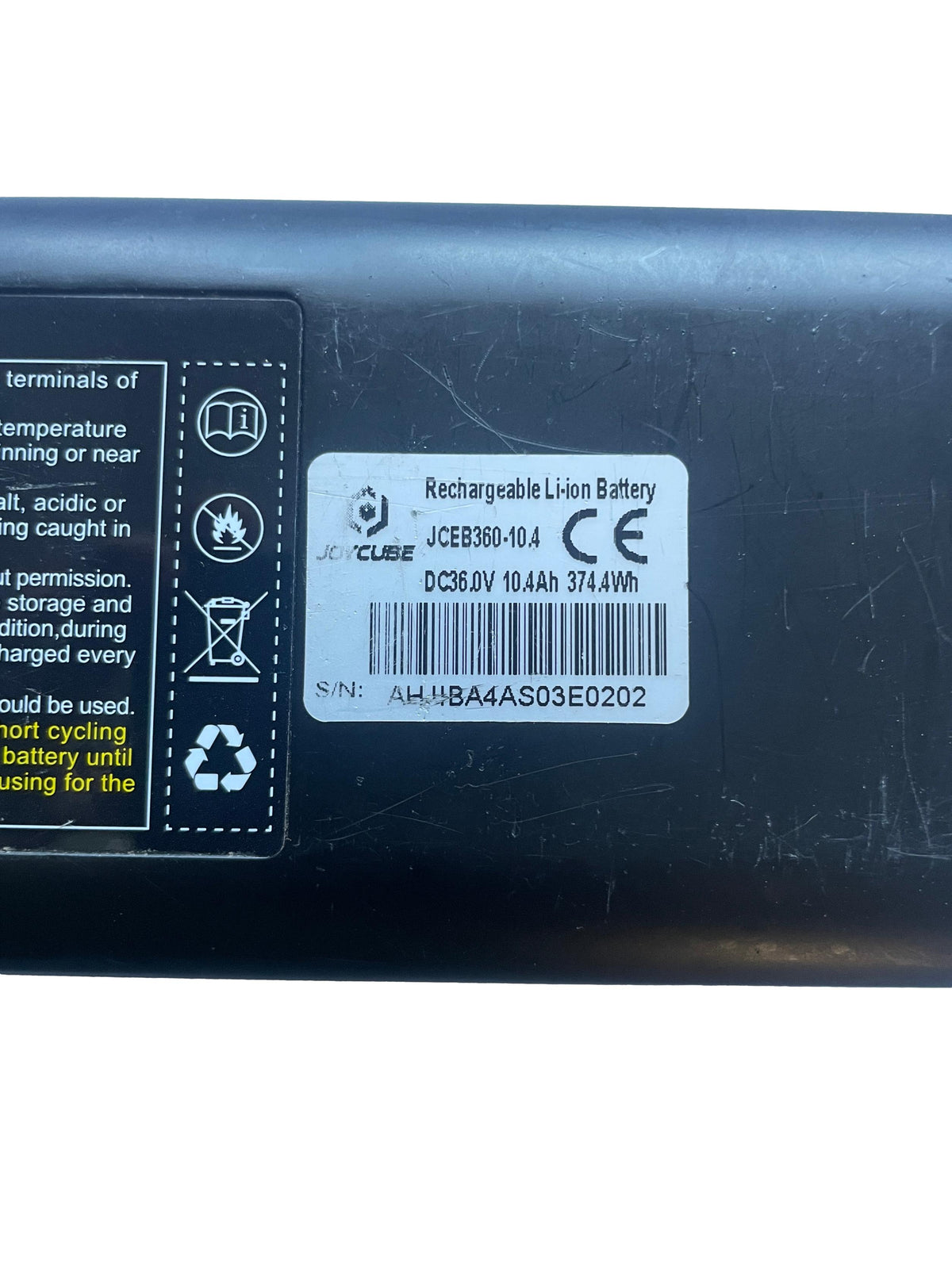 Akku JOYCUBE JCEB360-10.4 für E-Bike von Fischer u.v.m.- gebraucht