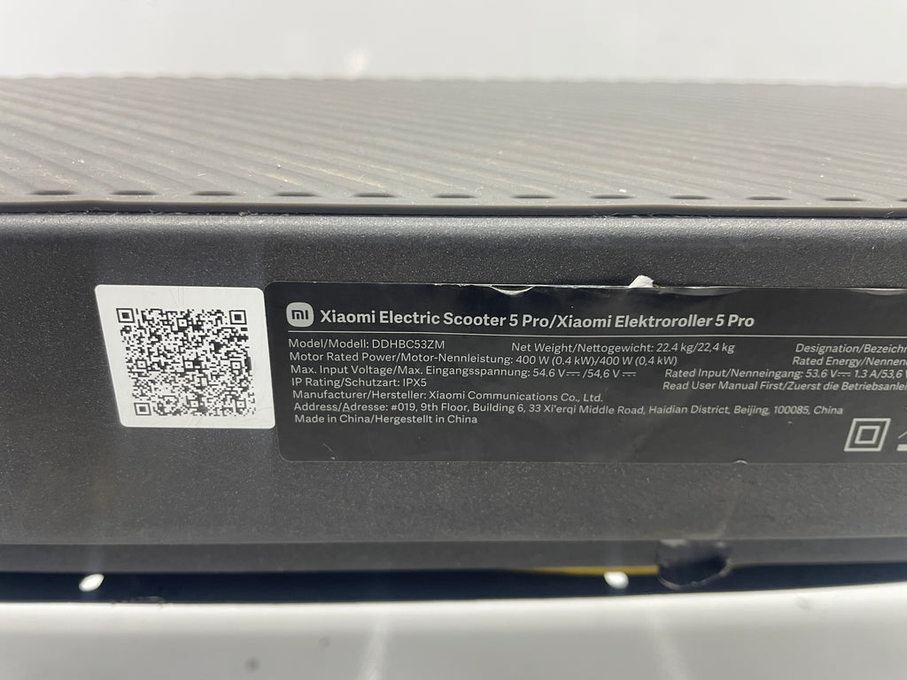 Xiaomi E-Scooter 5 PRO - DEFEKT