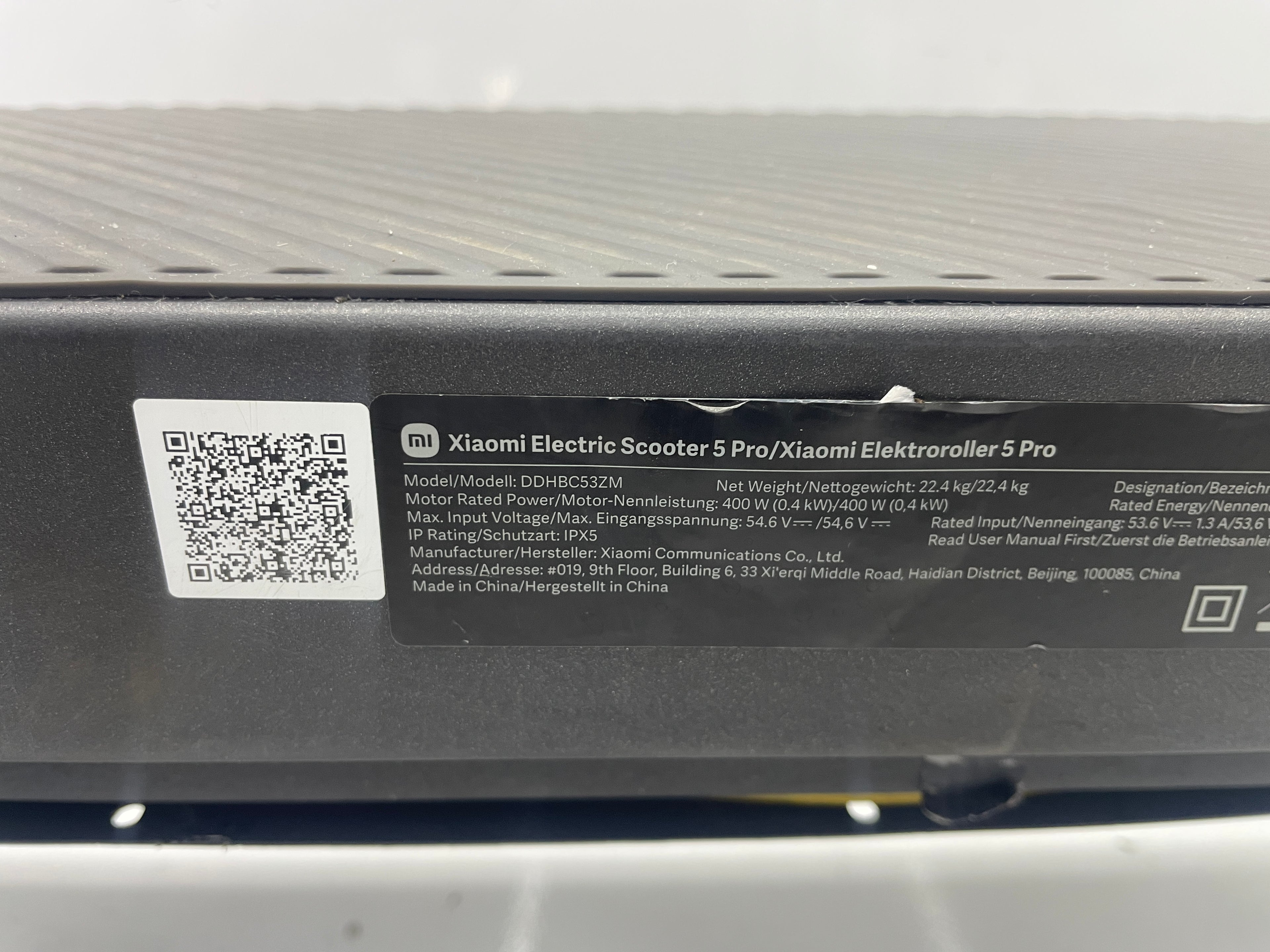 Xiaomi E-Scooter 5 PRO - DEFEKT