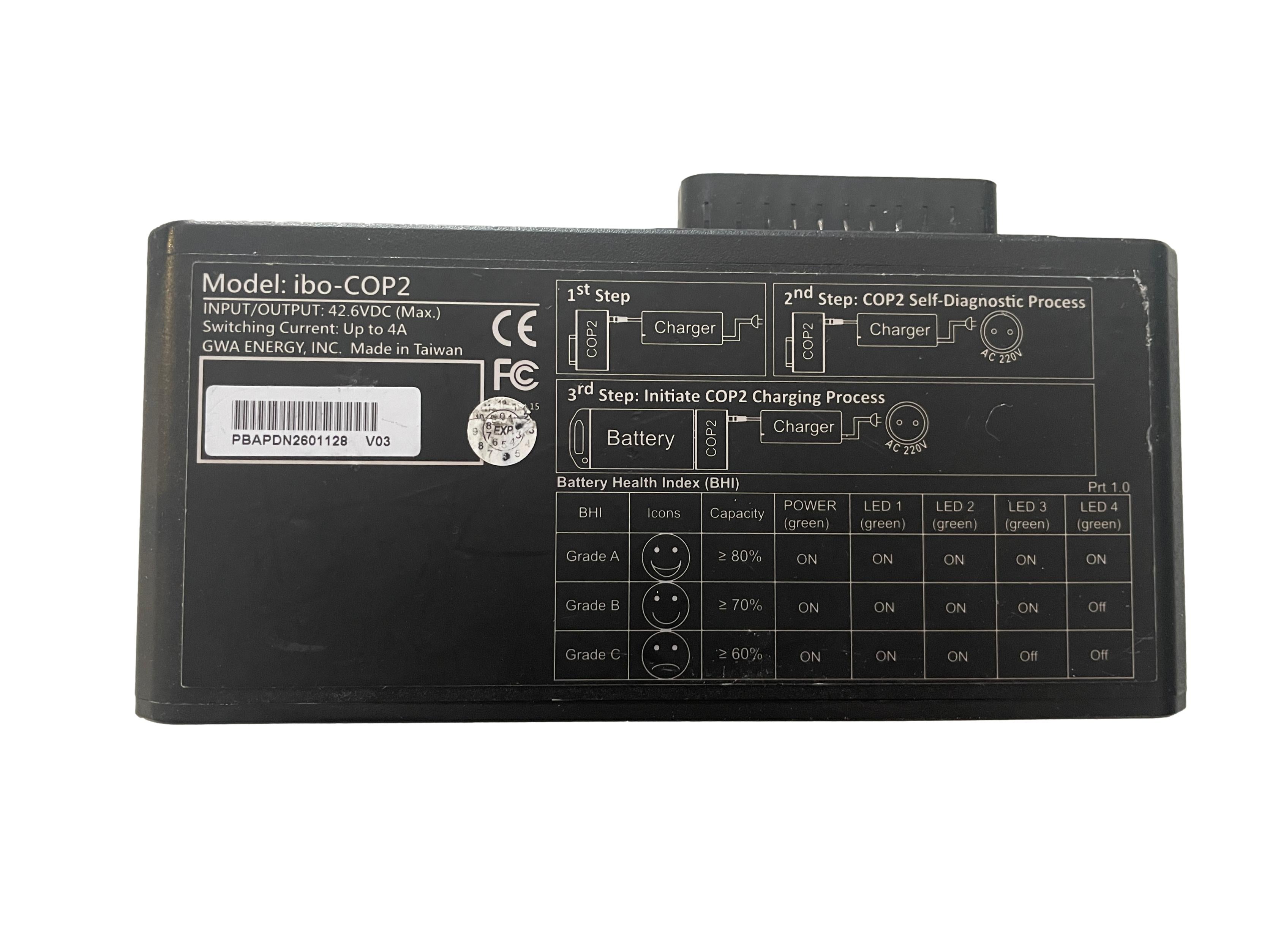 GWA Akku Ladegerät R37/R45 38V + GWA COP 2 Adapter R37/R45