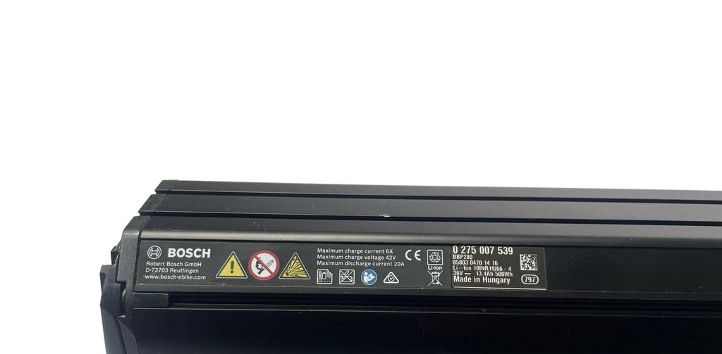 Bosch Powertube 500 - Energieinhalt (aktuell) 92% -  horizontal