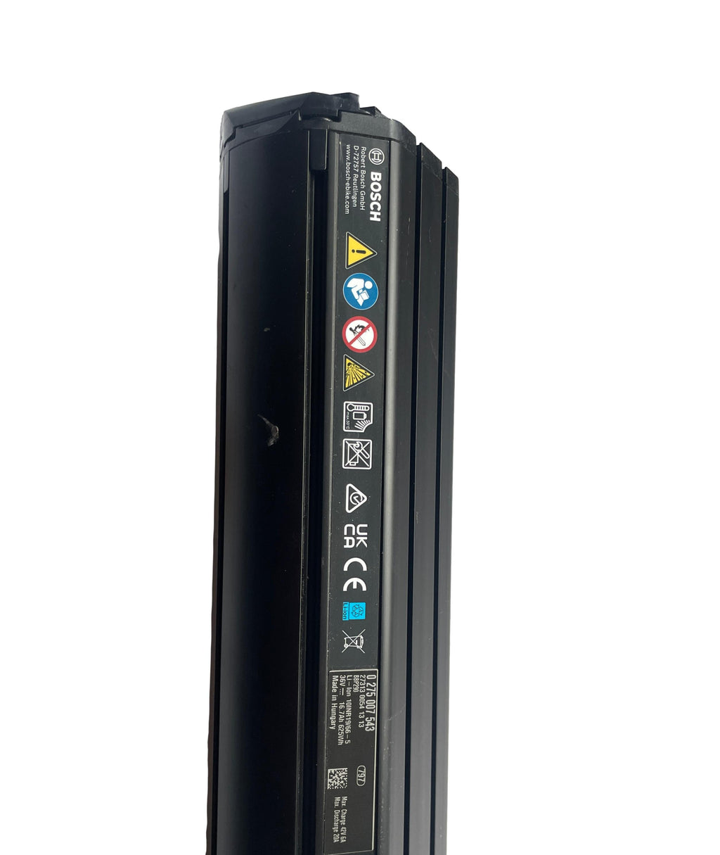 Bosch Powertube 625 - Energieinhalt (aktuell): 97% -  horizontal - gebraucht
