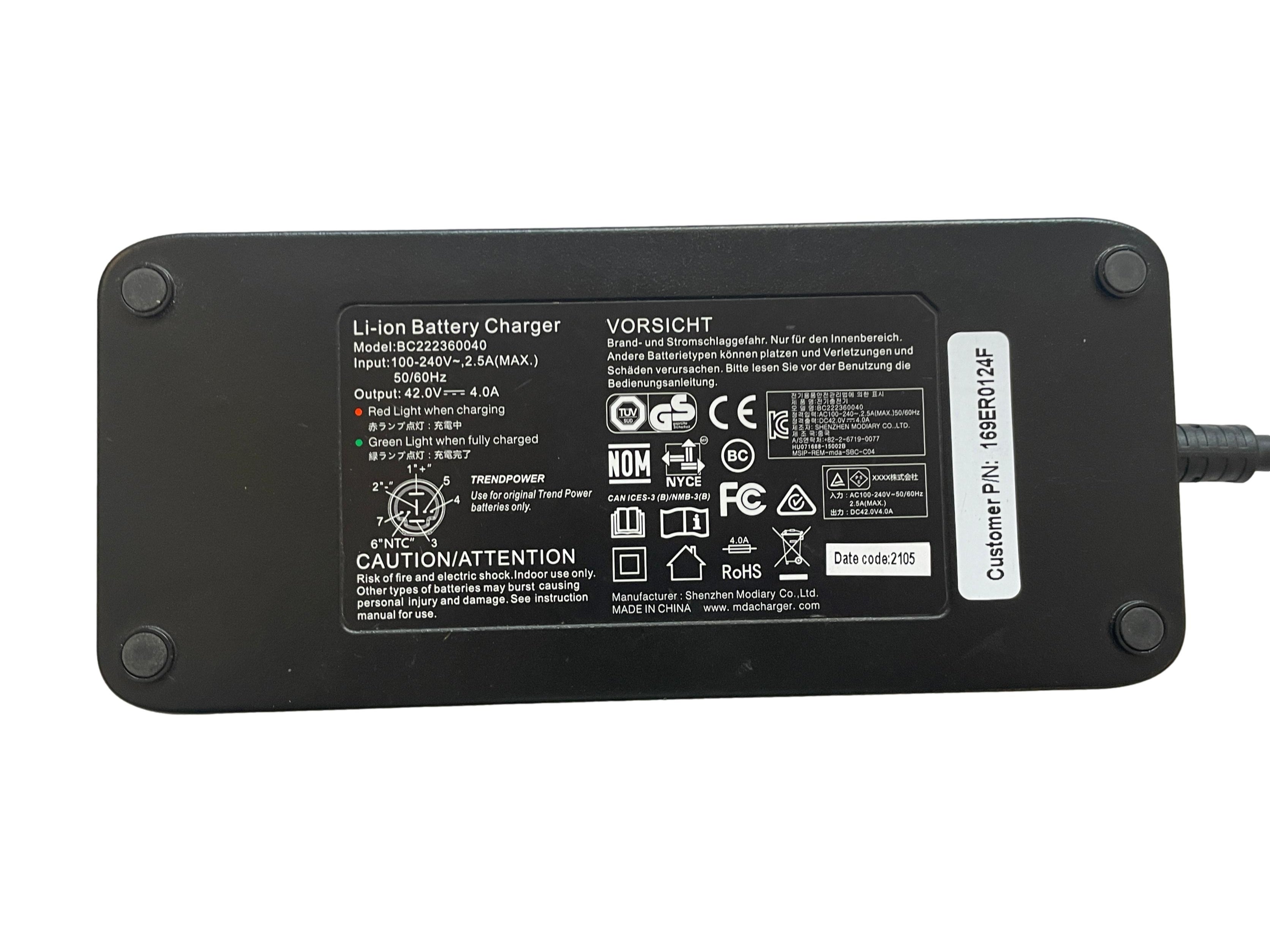 Li-ion Battery Charger BC222360040