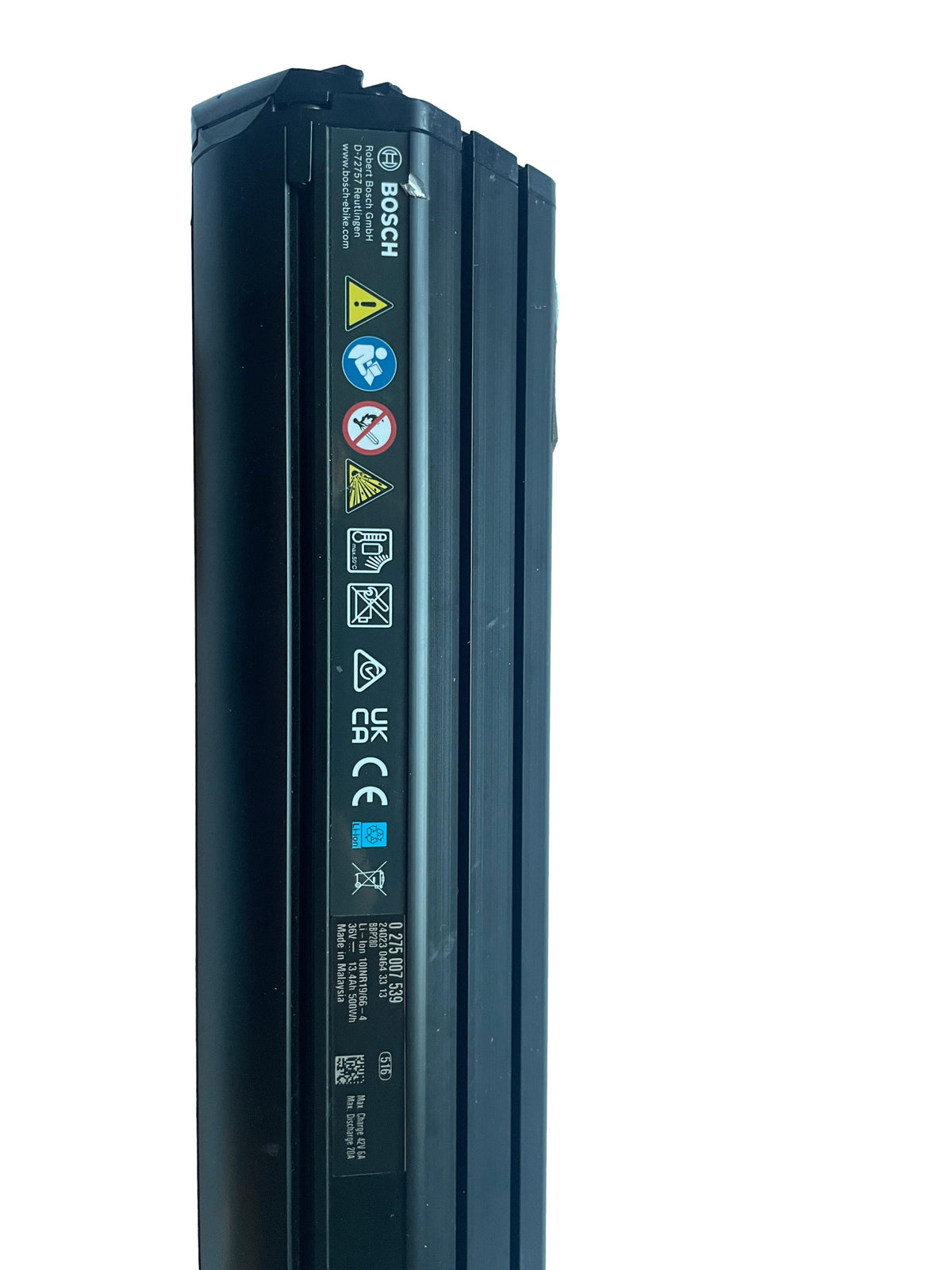 Bosch Powertube 500 - Energieinhalt (aktuell): 97% -  horizontal - gebraucht