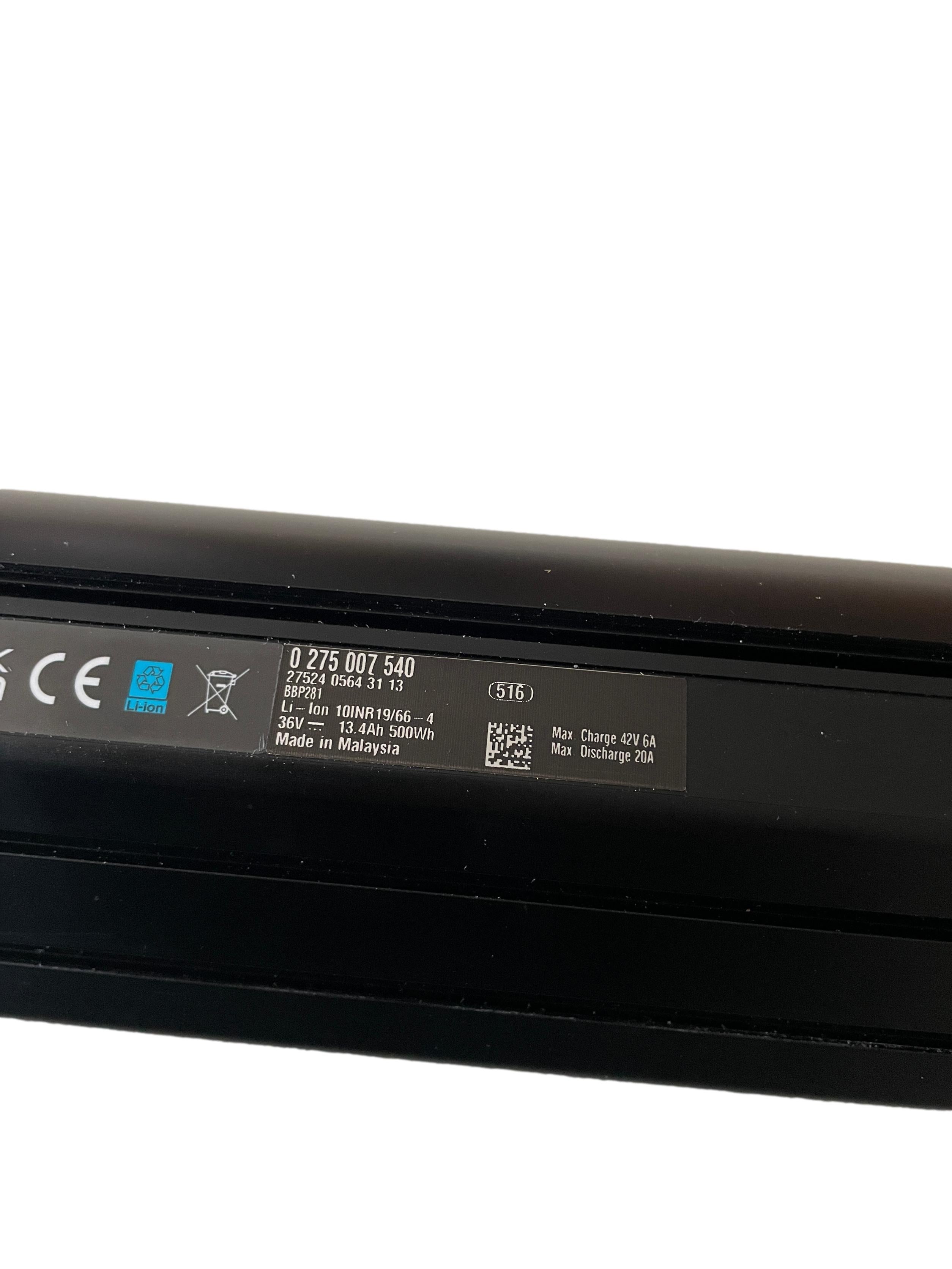 Bosch Powertube 500 - Energieinhalt (aktuell) 94% -  vertikal