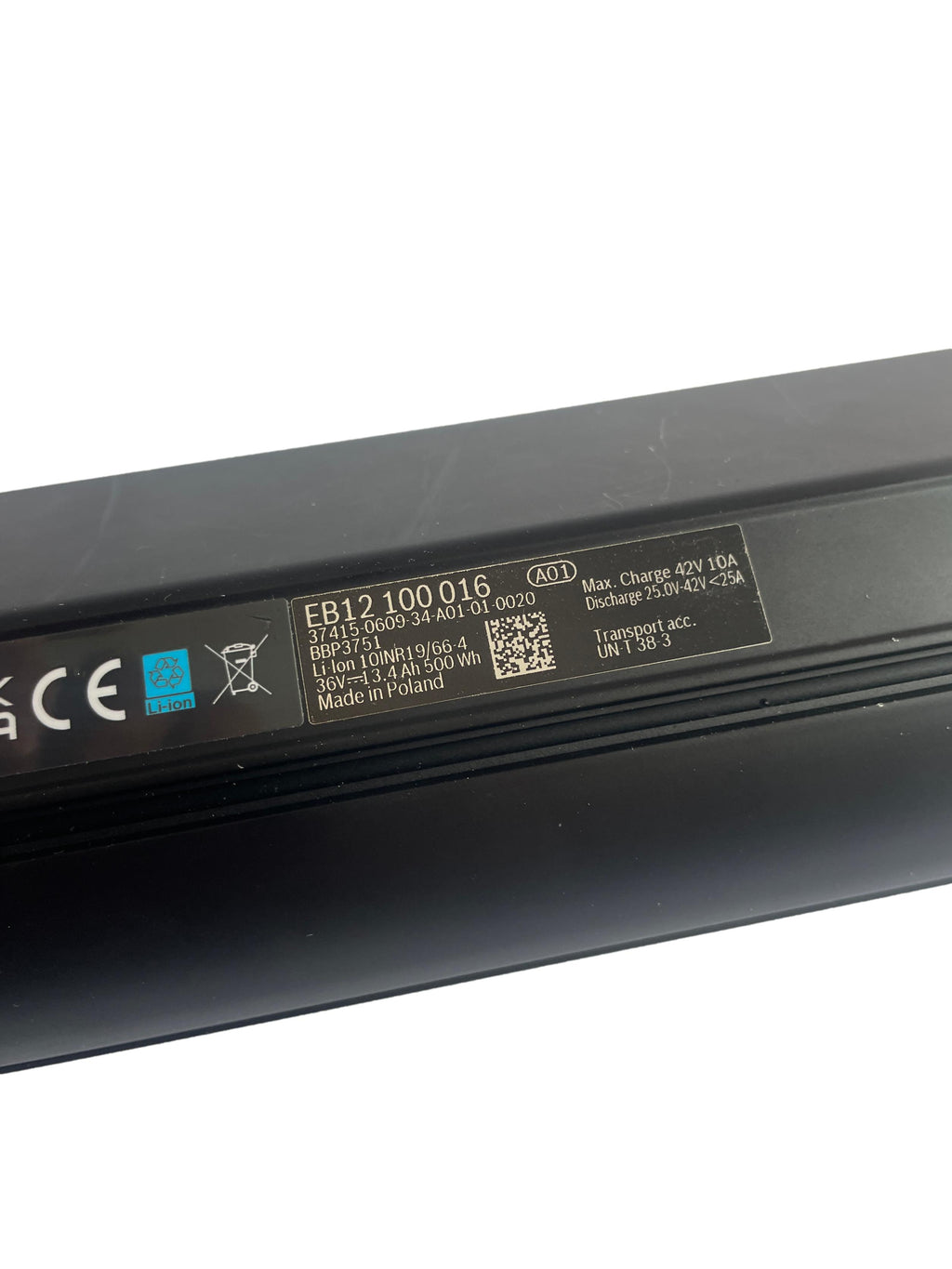 Bosch Powertube 500 - SMART SYSTEM - Energieinhalt (aktuell): 92% -  vertikal