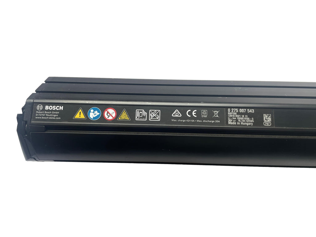 Bosch Powertube 625 - Energieinhalt (aktuell): 96% -  horizontal