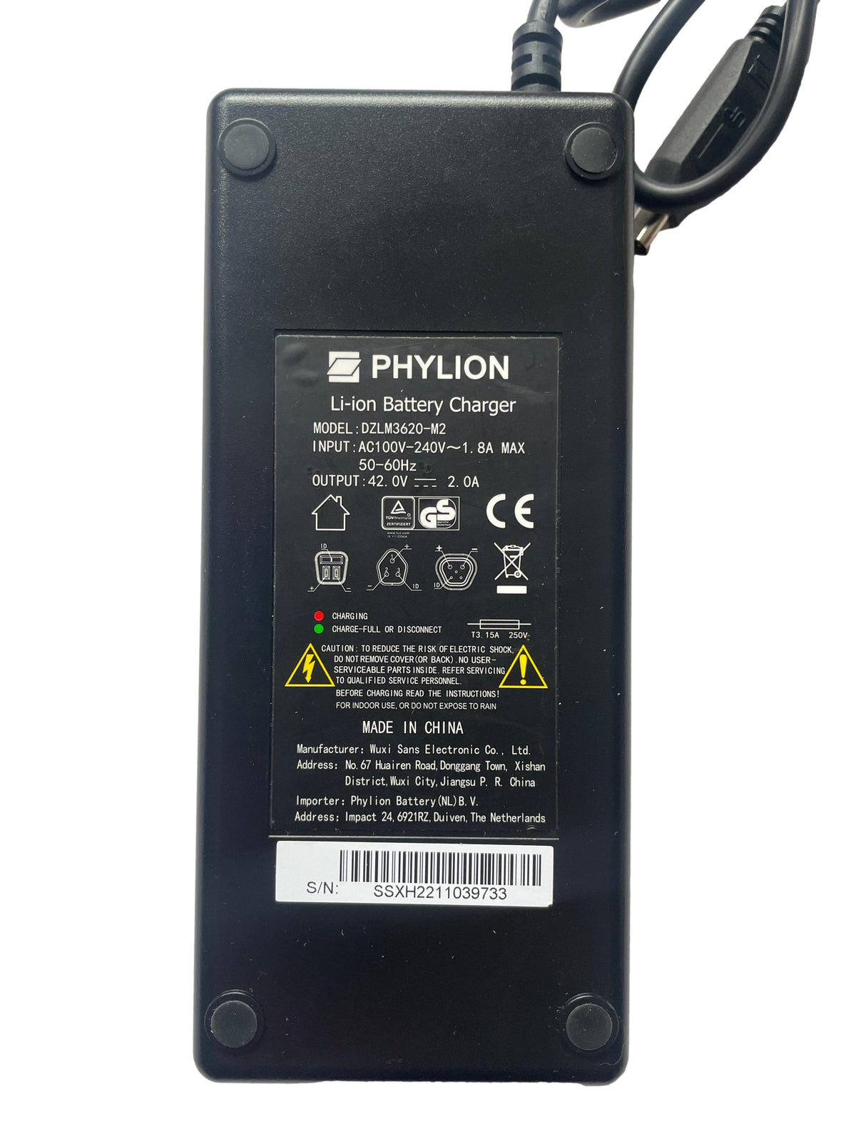 Ladegerät PHYLION Li-Ion Battery Charger DZLM3620-M2 - gebraucht