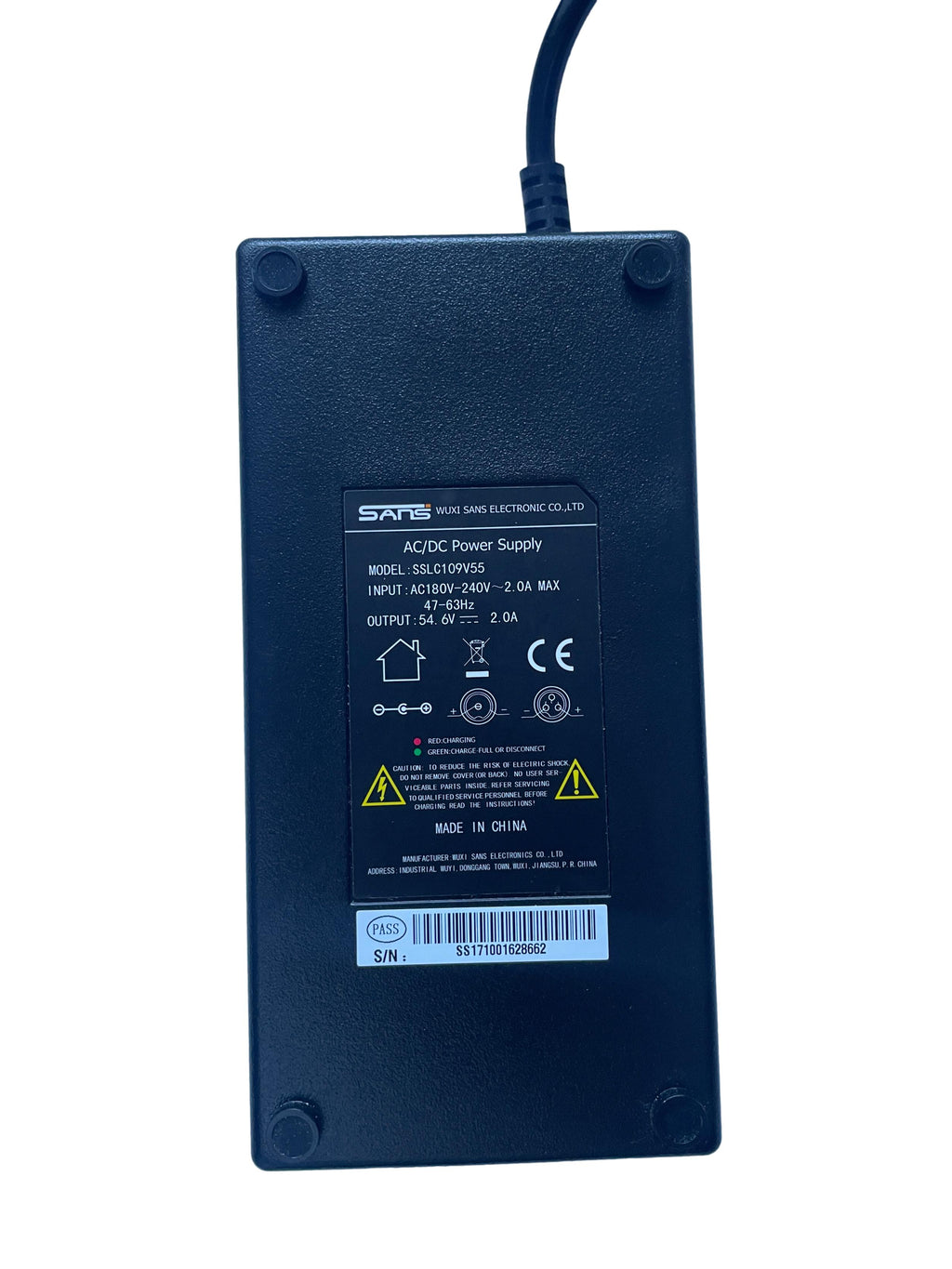 Ladegerät Sans Li-Ion SSLC109V55 , 3poliger XLR-Stecker - gebraucht