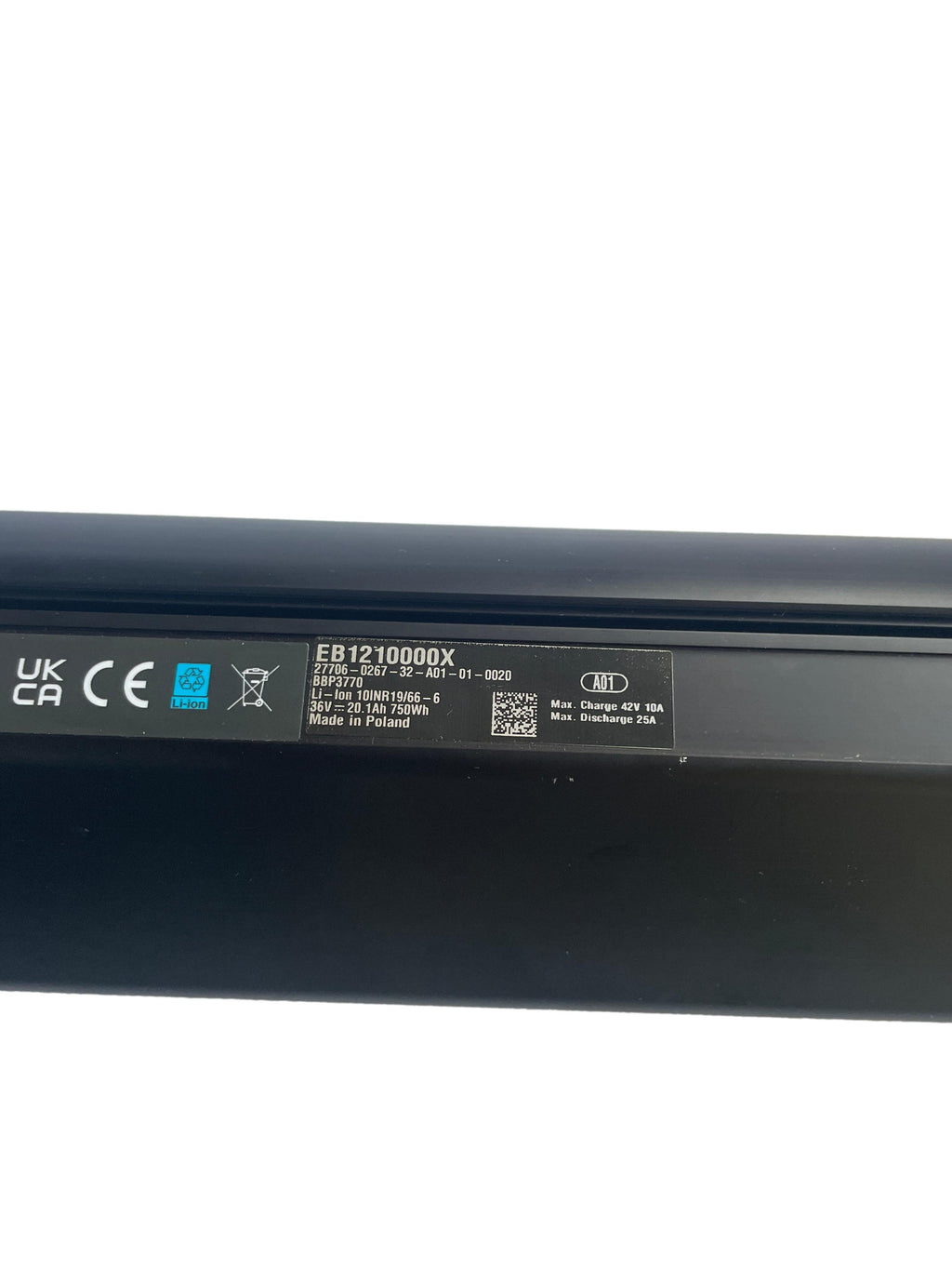 Bosch Powertube 750 - SMART SYSTEM - Energieinhalt (aktuell): 93% -  horizontal