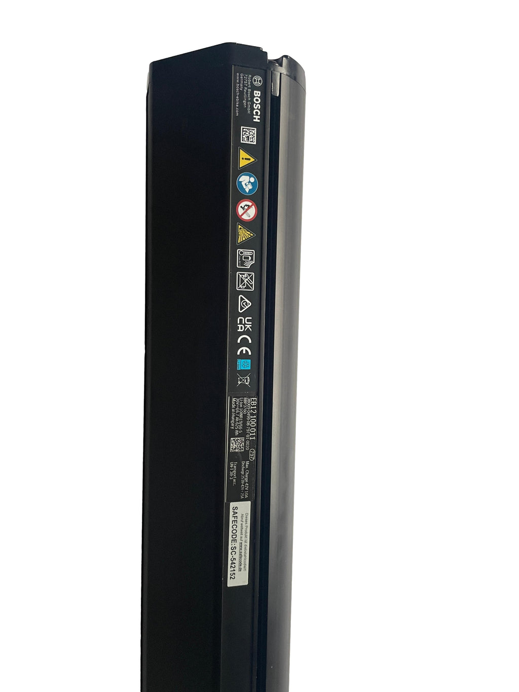 Bosch Powertube 625 - SMART SYSTEM - Energieinhalt (aktuell): 96% -  horizontal