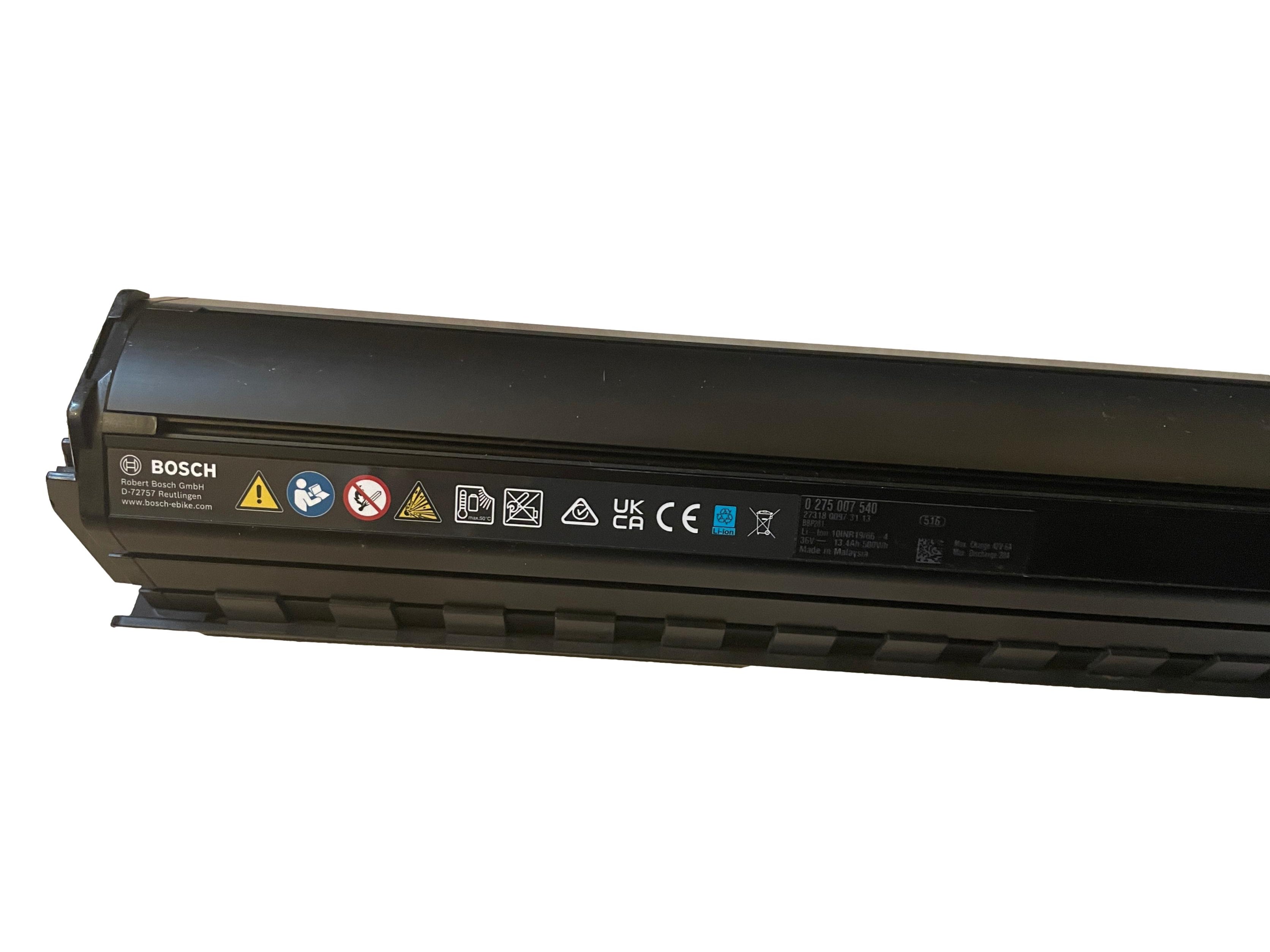 Bosch Powertube 500 - Energieinhalt (aktuell) 98,2% - vertikal