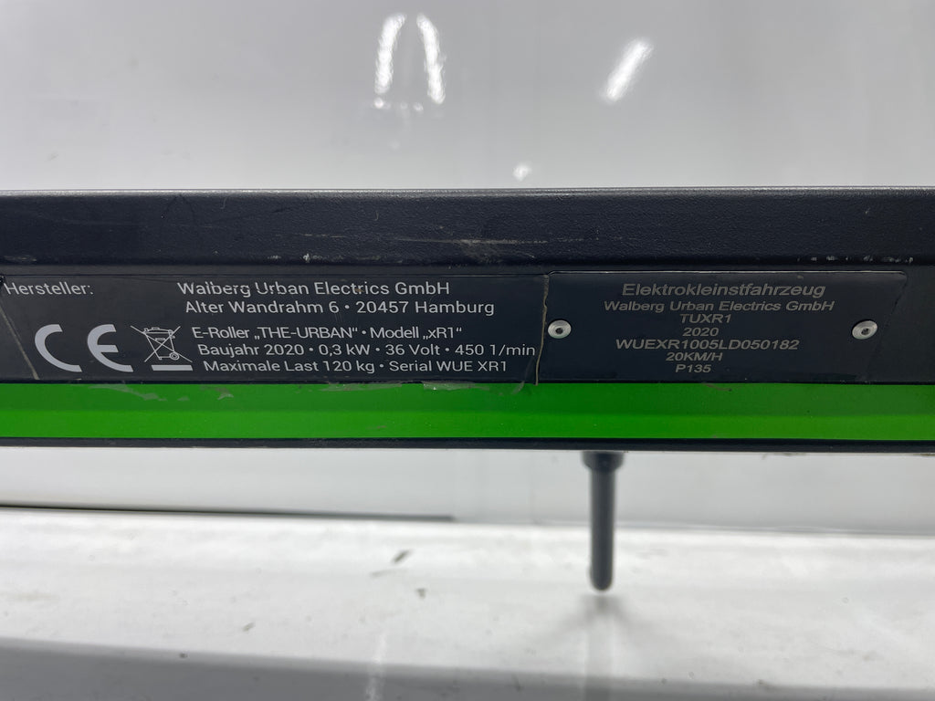 WALBERG The Urban XR1 E-Scooter - Bastler / defekt - zum Reparieren