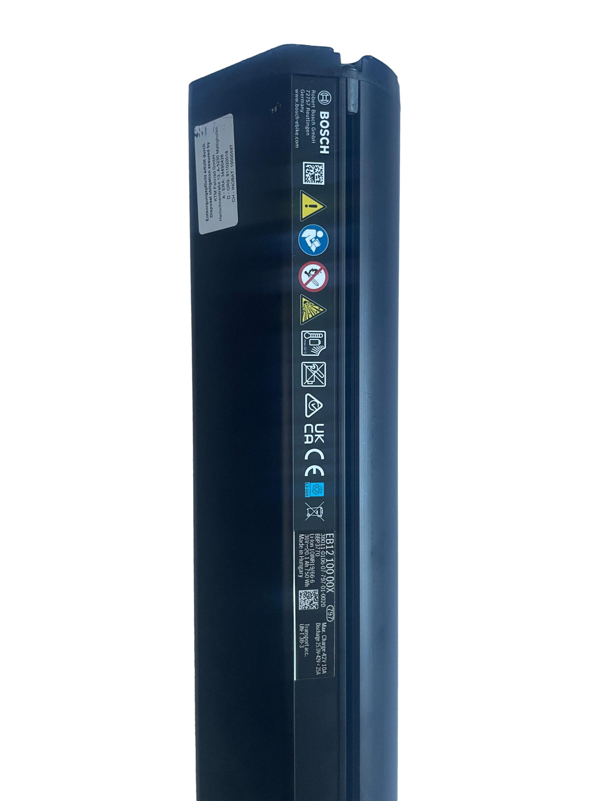 Bosch Powertube 750 - SMART SYSTEM - Energieinhalt (aktuell): 95% -  horizontal - gebraucht