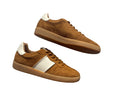 DWRS POONA Damen Sneaker Größe 39, Cognac / Off White - NEU