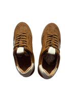 DWRS POONA Damen Sneaker Größe 39 / 40, Cognac / Off White - NEU