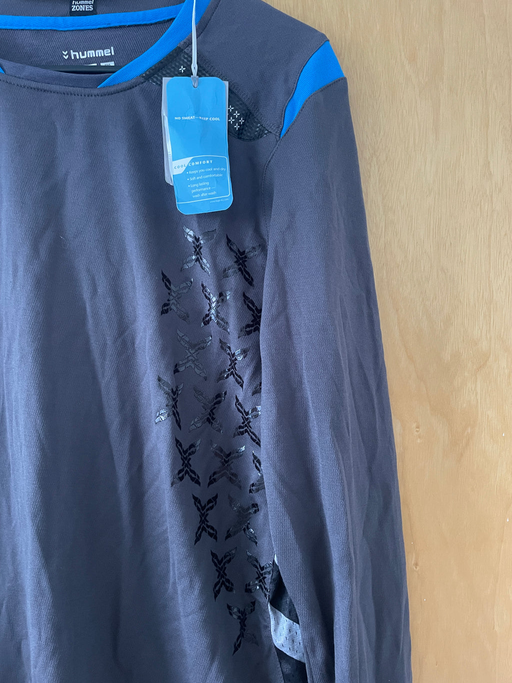 Hummel X-Serie Handball Torwart Trikot anthrazit Langarm Gr. L