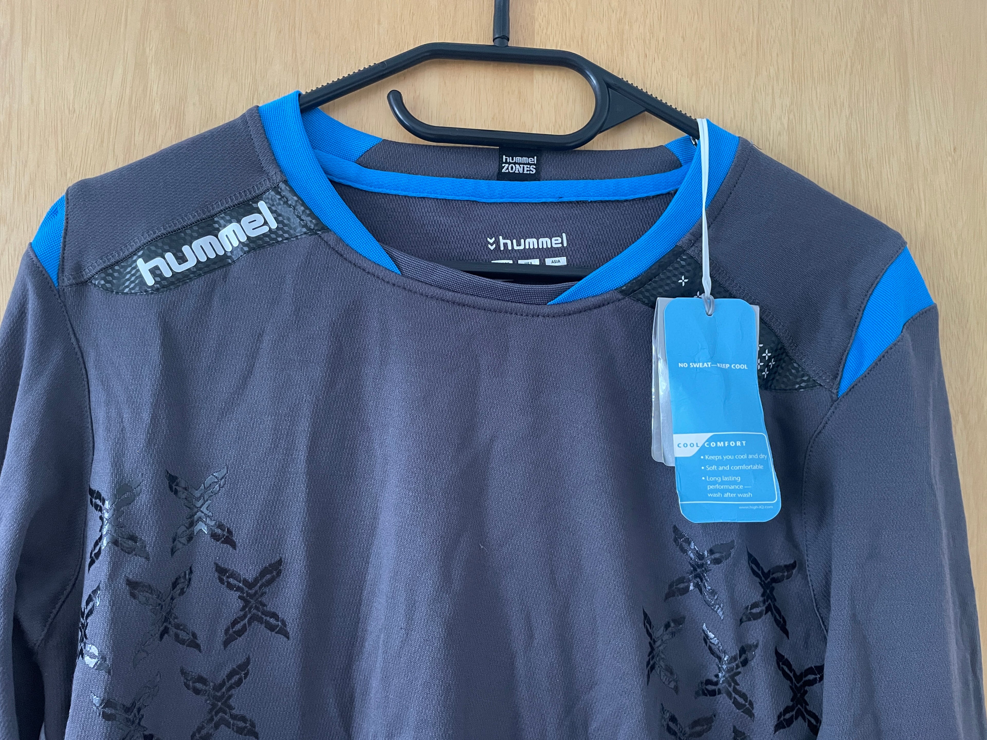 Hummel X-Serie Handball Torwart Trikot anthrazit Langarm Gr. L