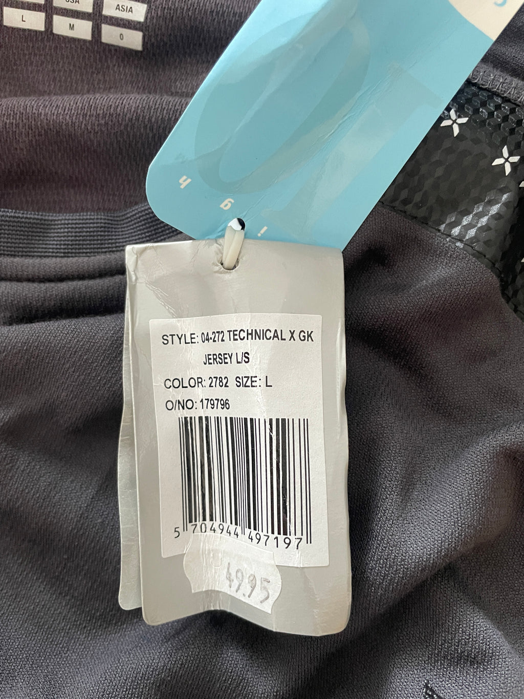Hummel X-Serie Handball Torwart Trikot anthrazit Langarm Gr. L
