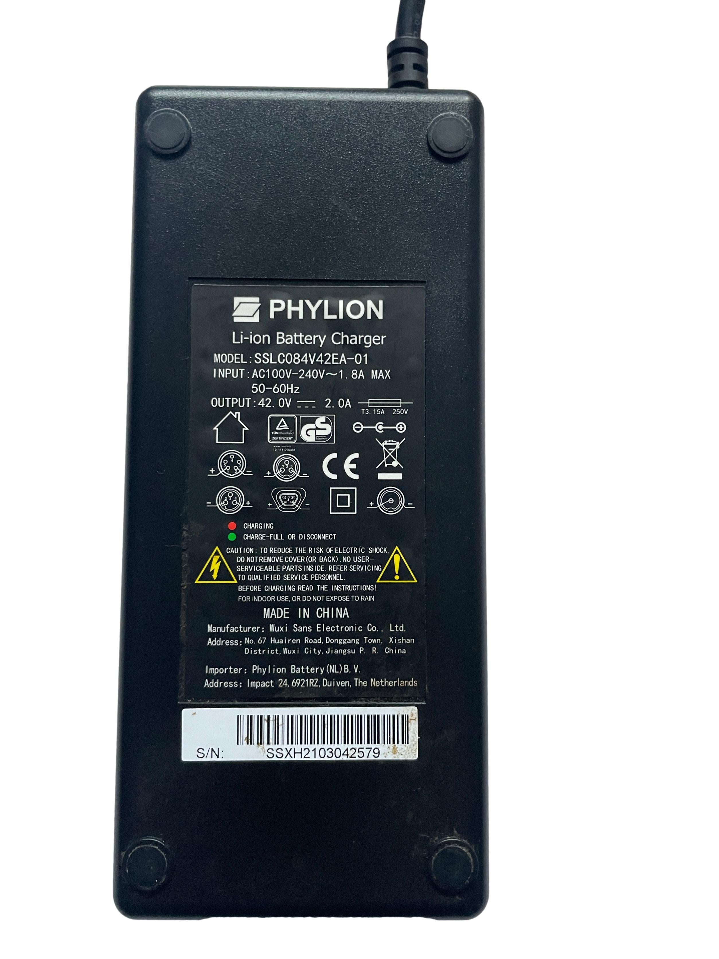 PHYLION Li-ion Battery Charger SSLV084V42EA-01