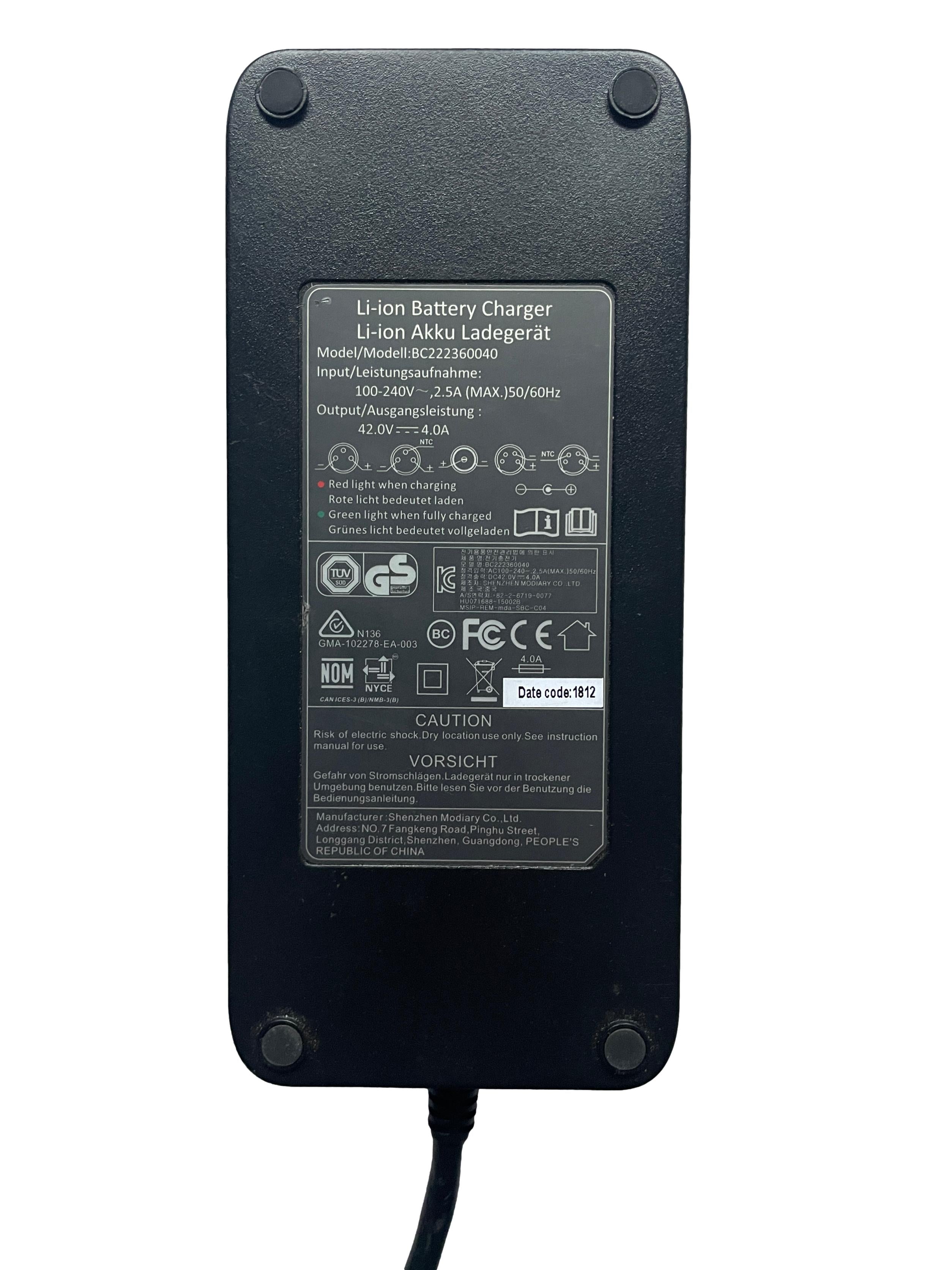 Li-ion Battery Charger BC222360040