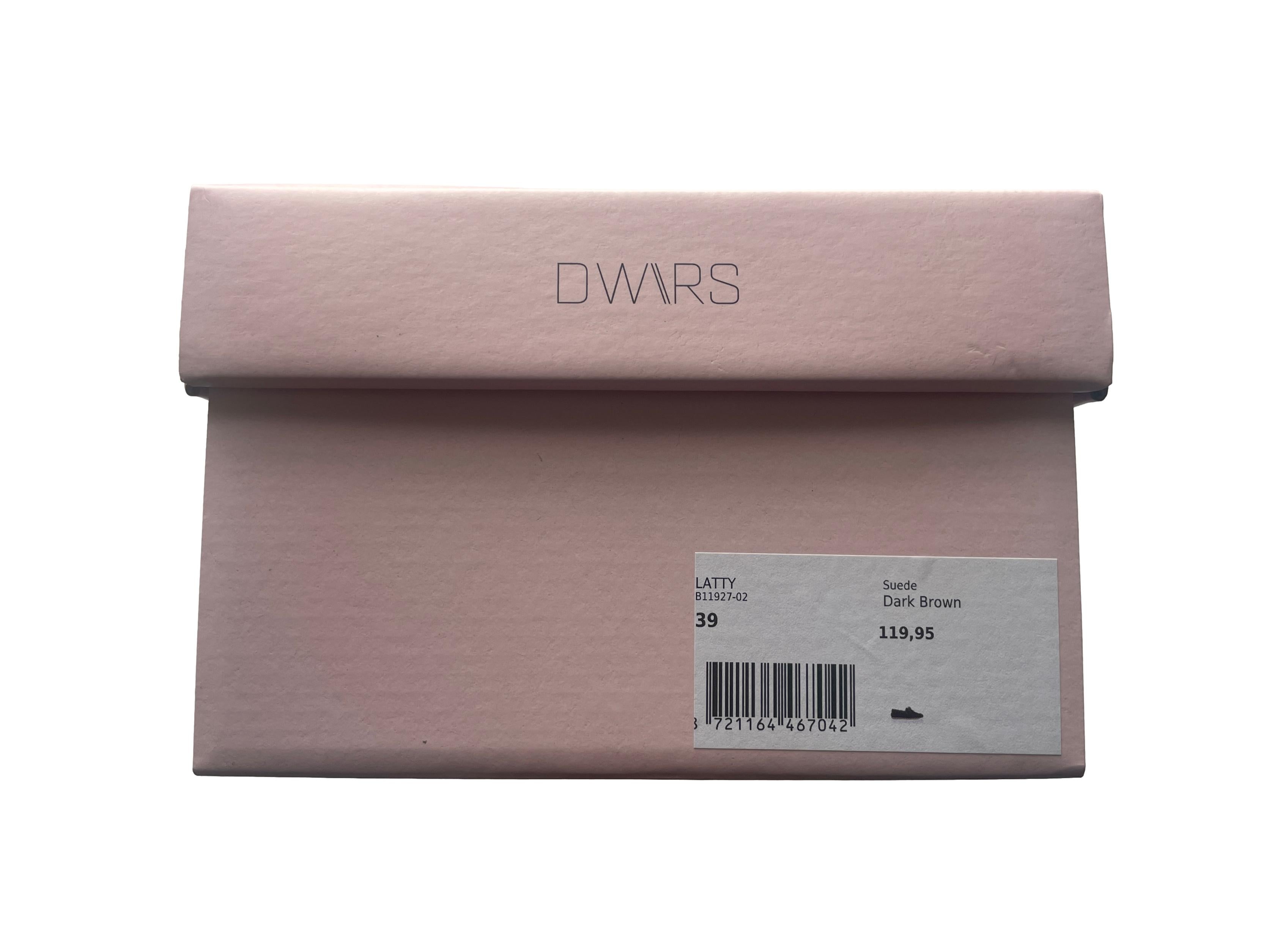 DWRS LATTY  Damen Mokkasins Größe 39 / 40, Dark Brown - NEU