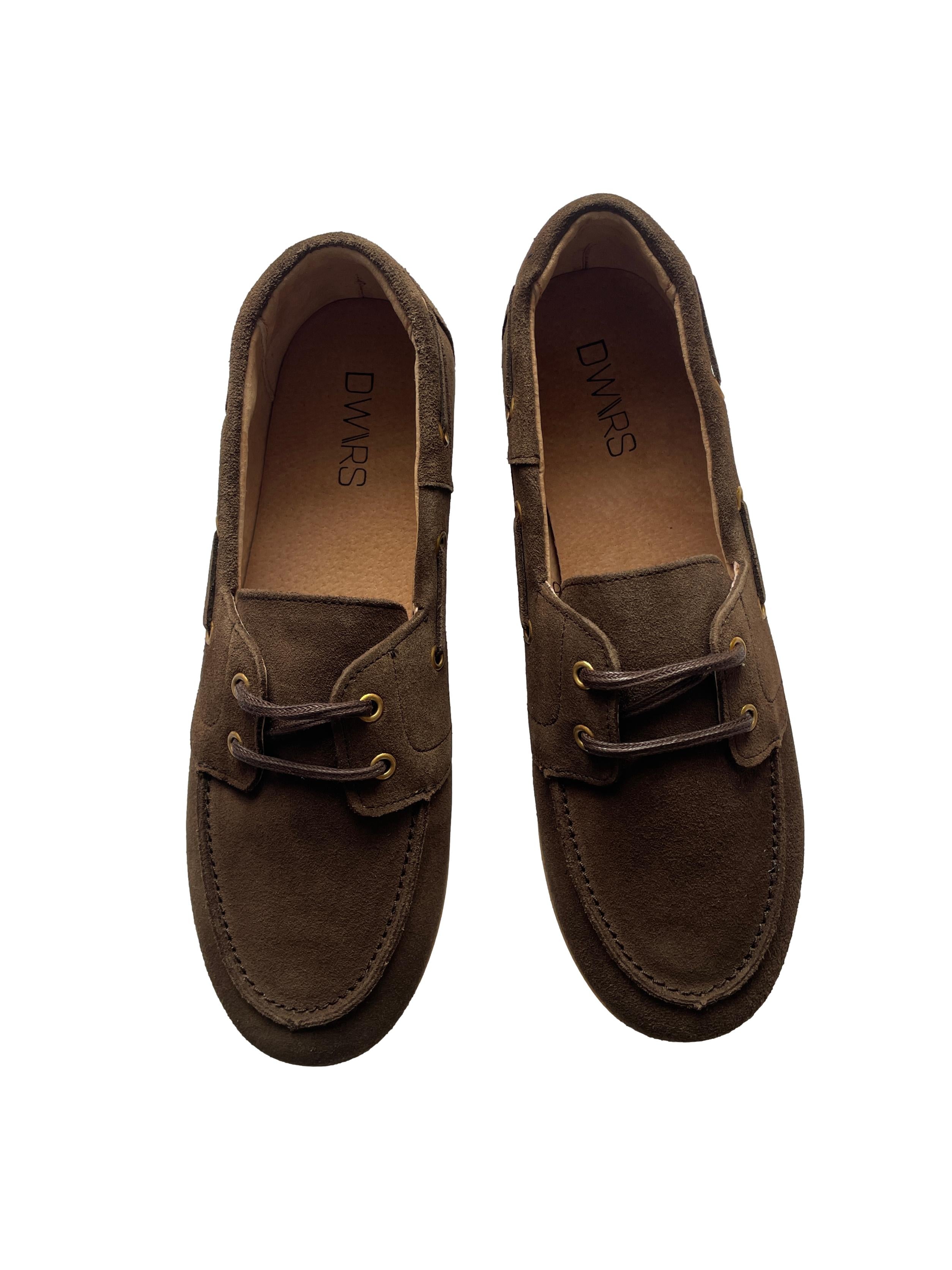 DWRS LATTY  Damen Mokkasins Größe 39 / 40, Dark Brown - NEU