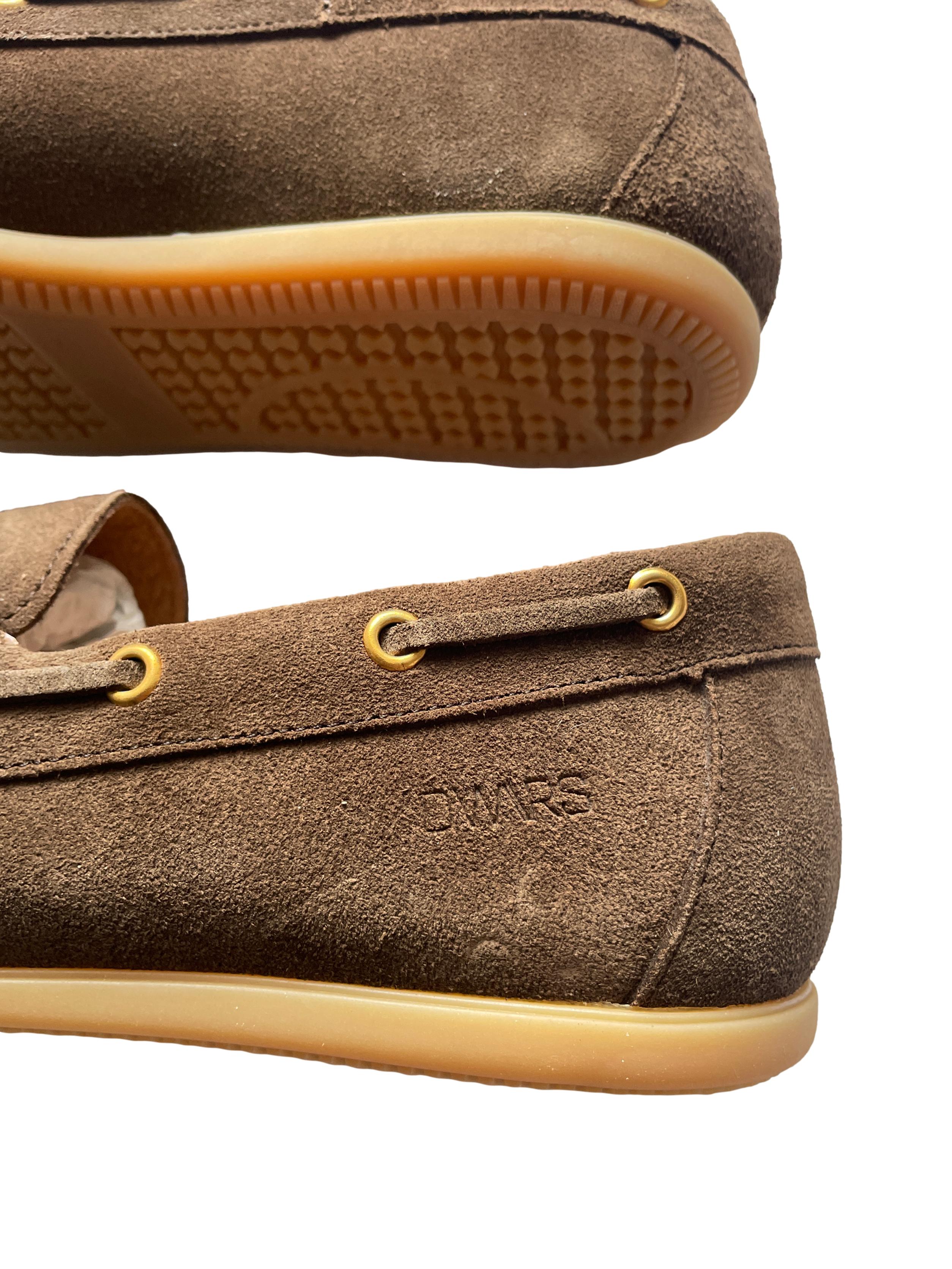 DWRS LATTY  Damen Mokkasins Größe 39 / 40, Dark Brown - NEU