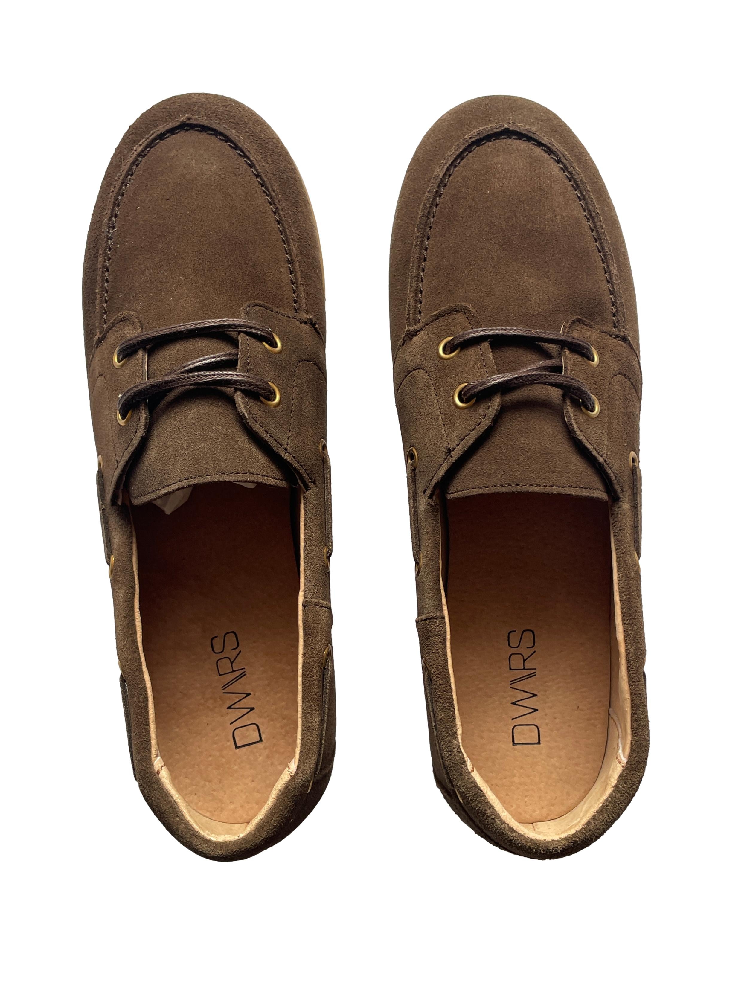 DWRS LATTY  Damen Mokkasins Größe 39 / 40, Dark Brown - NEU