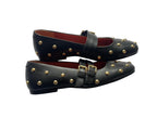 DWRS Valetta Studs Damen Schuhe Größe 39 / 40, schwarz - NEU