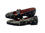 DWRS Valetta Studs Damen Schuhe Größe 39 / 40, schwarz - NEU