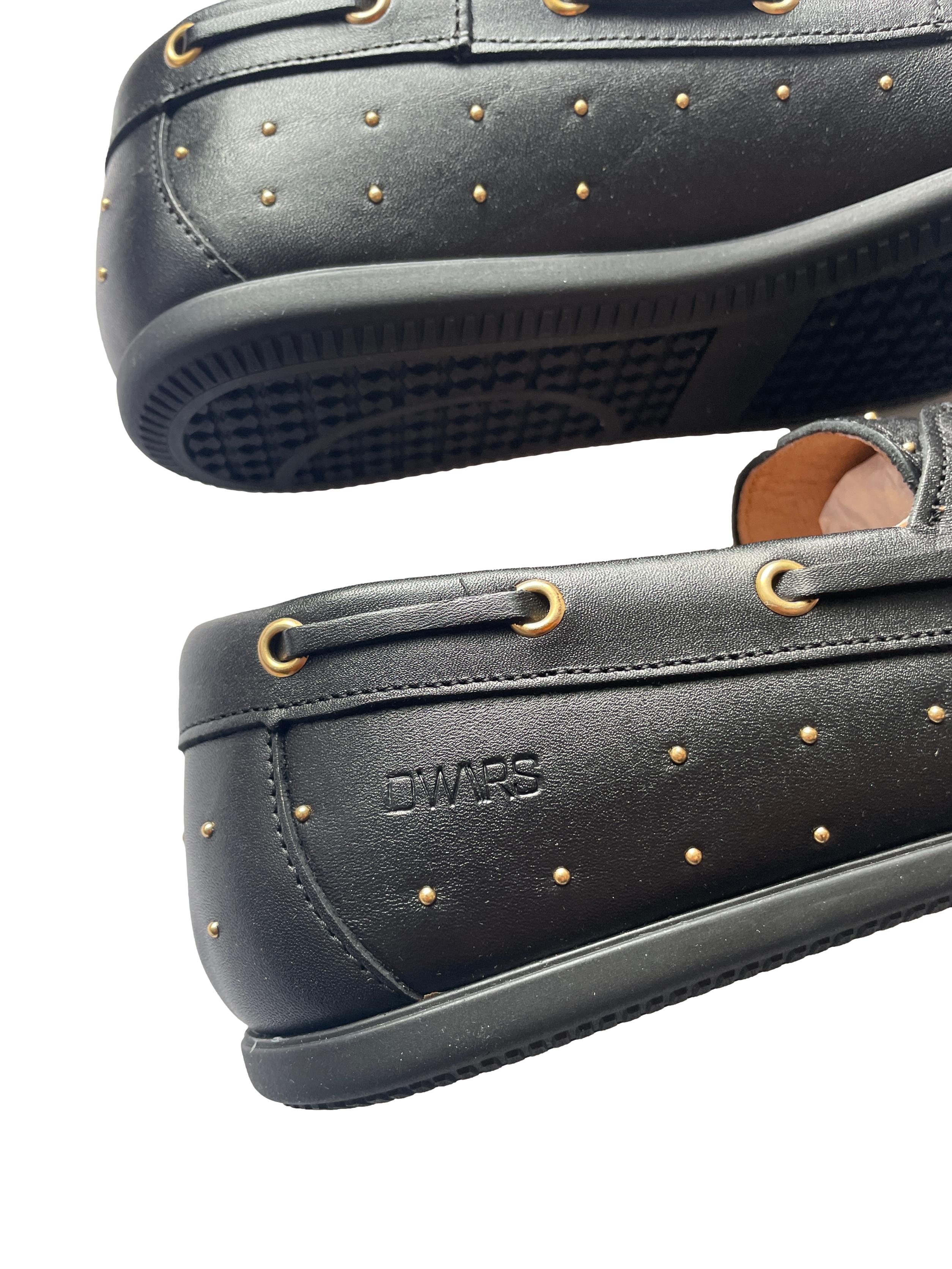DWRS LATTY small studs Damen Schuhe Größe 39 / 40, schwarz - NEU