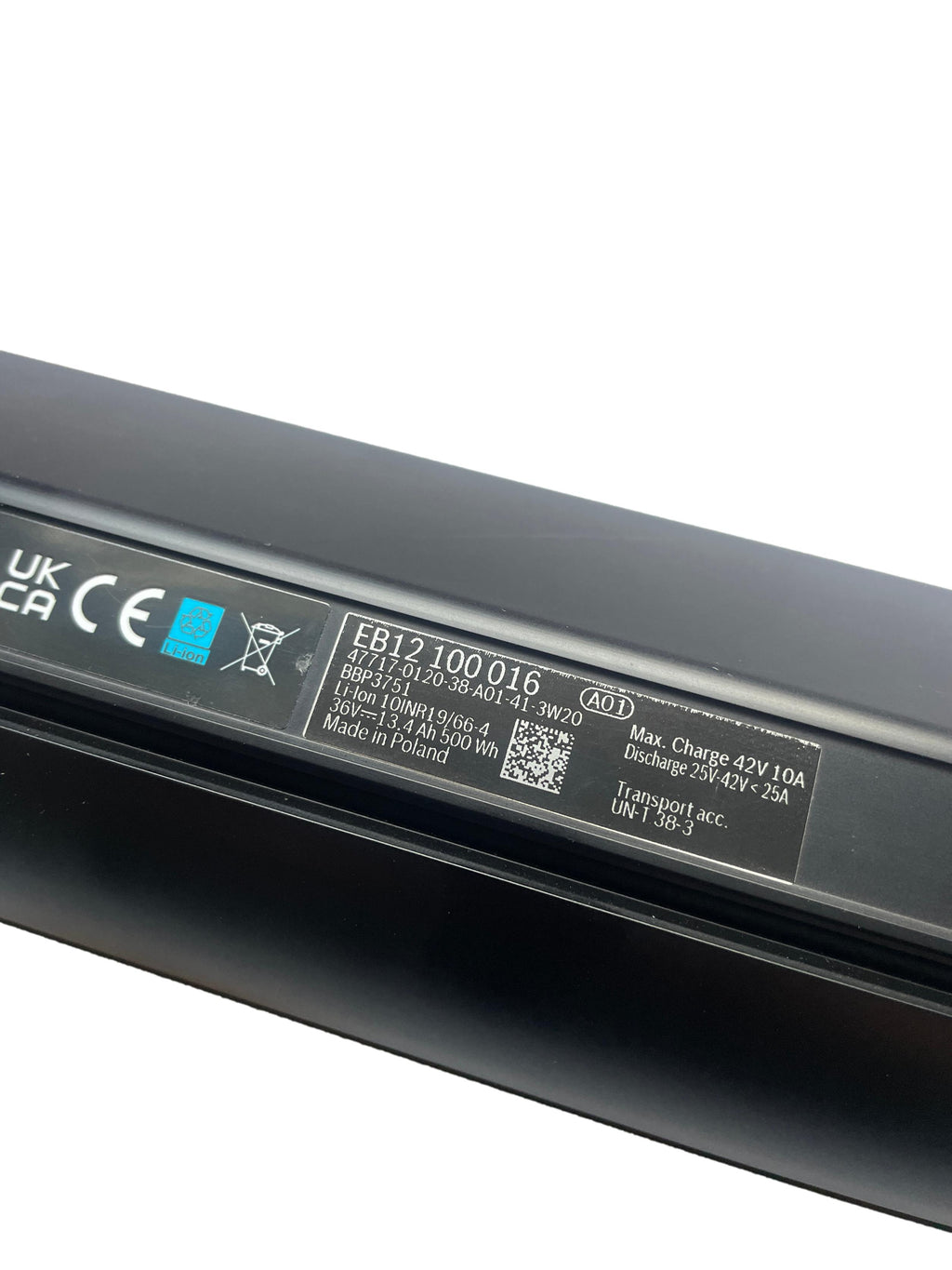 Bosch Powertube 500 - SMART SYSTEM - Energieinhalt (aktuell):  92% -  vertikal
