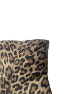 DWRS LUGANO Leopard - Stiefeletten Damen Größe 39 / 40, Cognac  - NEU