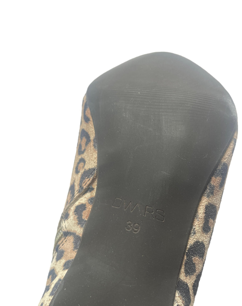 DWRS LUGANO Leopard - Stiefeletten Damen Größe 39 / 40, Cognac  - NEU