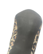 DWRS LUGANO Leopard - Stiefeletten Damen Größe 39 / 40, Cognac  - NEU