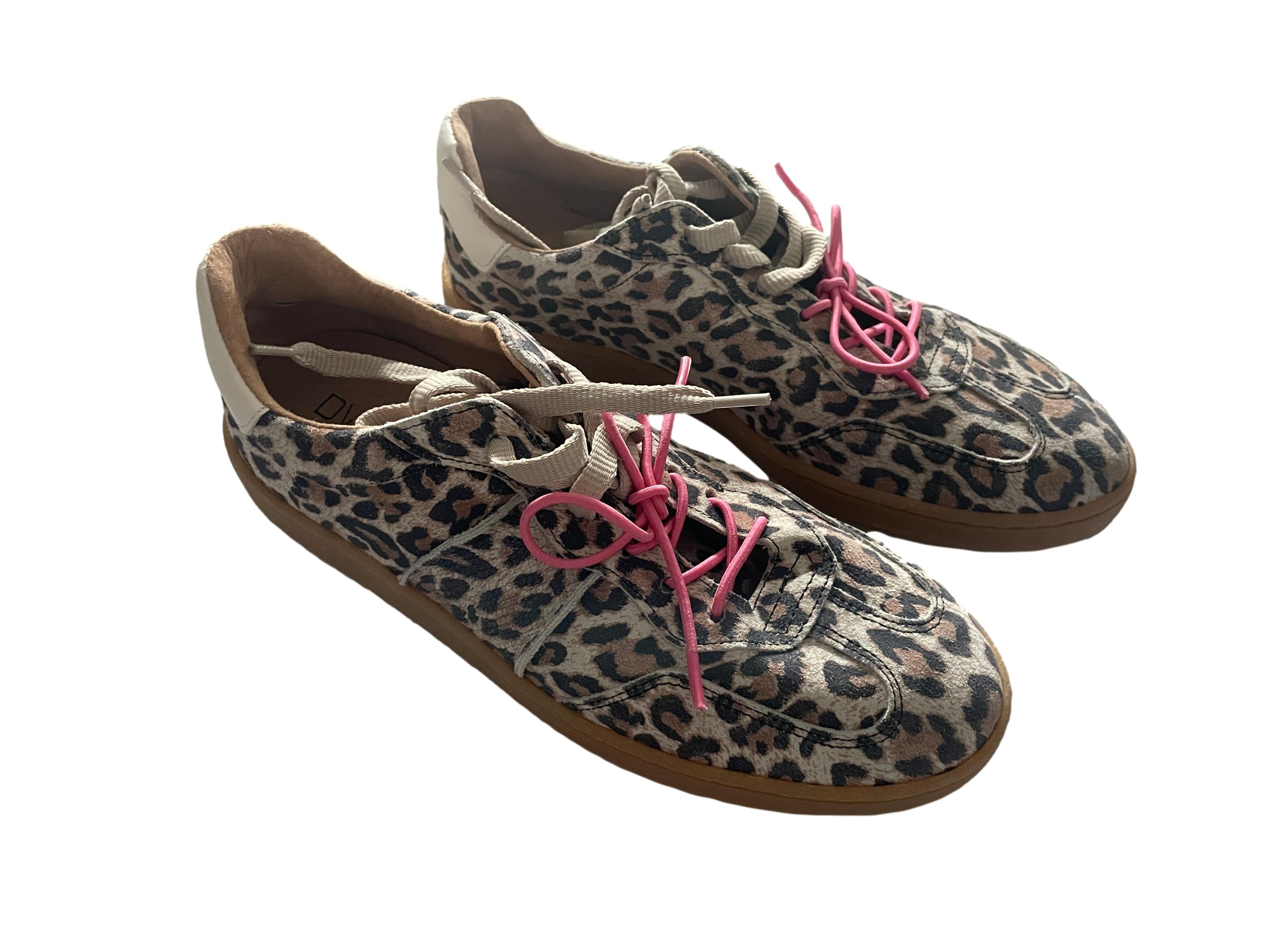 DWRS POONA Leopard Damen Schuhe Größe 40, Sand/OFF White - NEU
