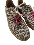 DWRS POONA Leopard Damen Schuhe Größe 40, Sand/OFF White - NEU