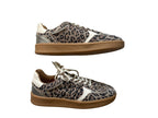 DWRS MIRABEL Leopard Damen Schuhe Größe 39, Beige/Steel - NEU
