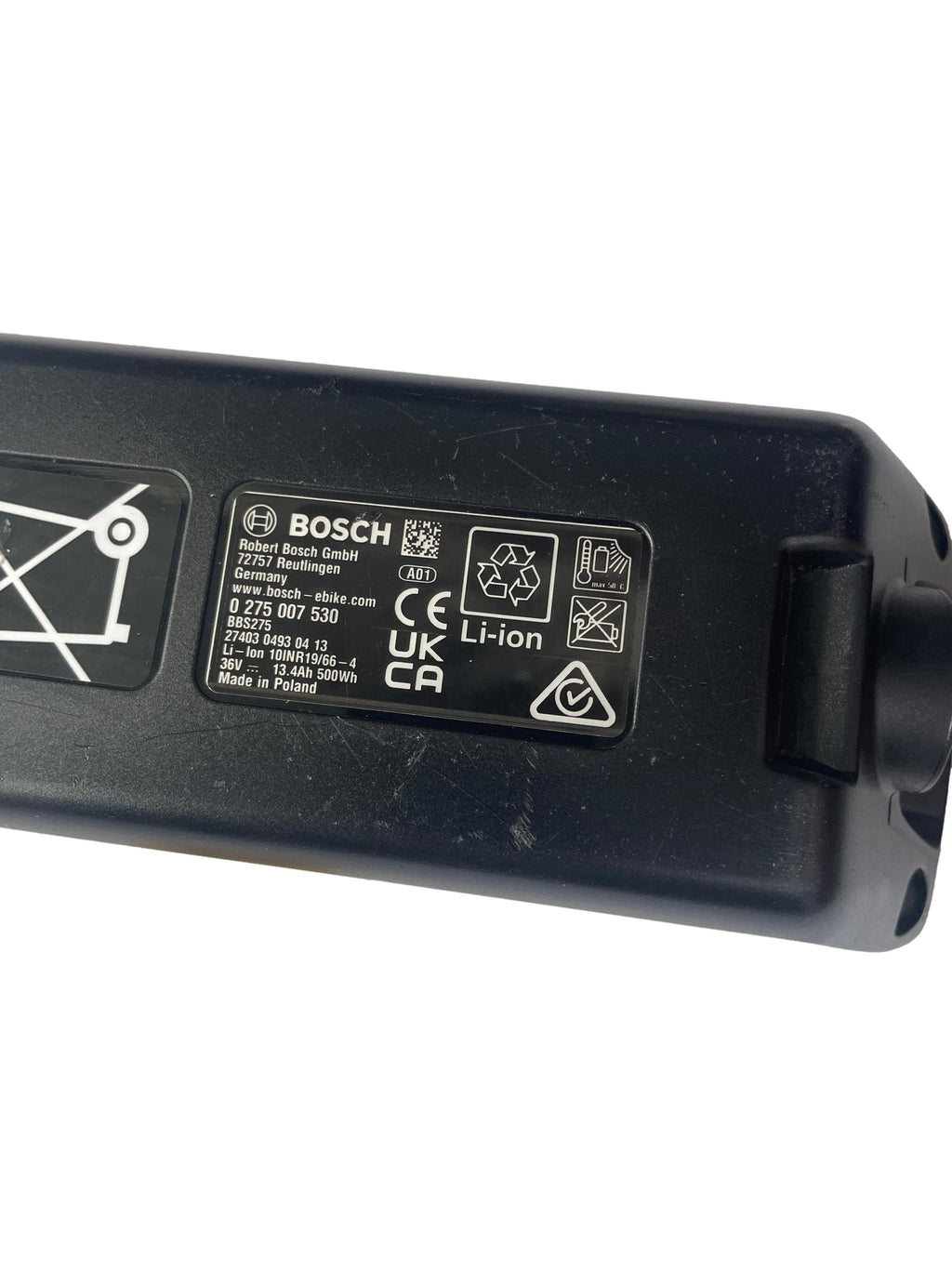 Bosch Powerpack 500 Rahmenakku - Energieinhalt (aktuell) 98%