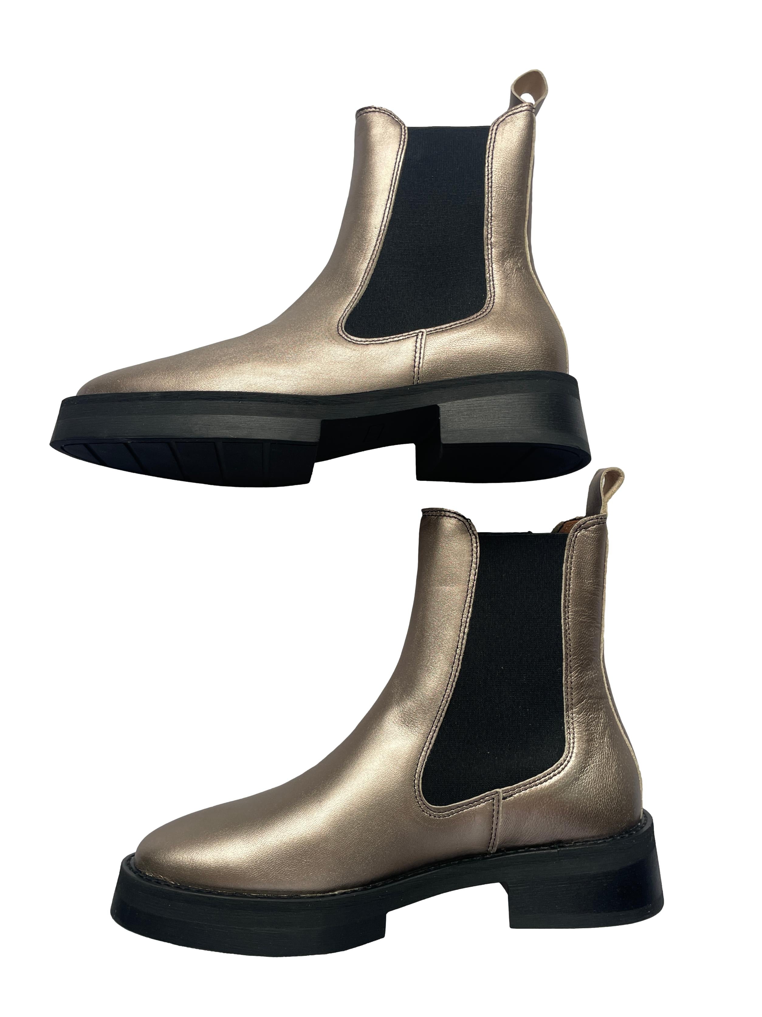 DWRS Barkley - Stiefeletten Damen Größe 39, Stone - NEU