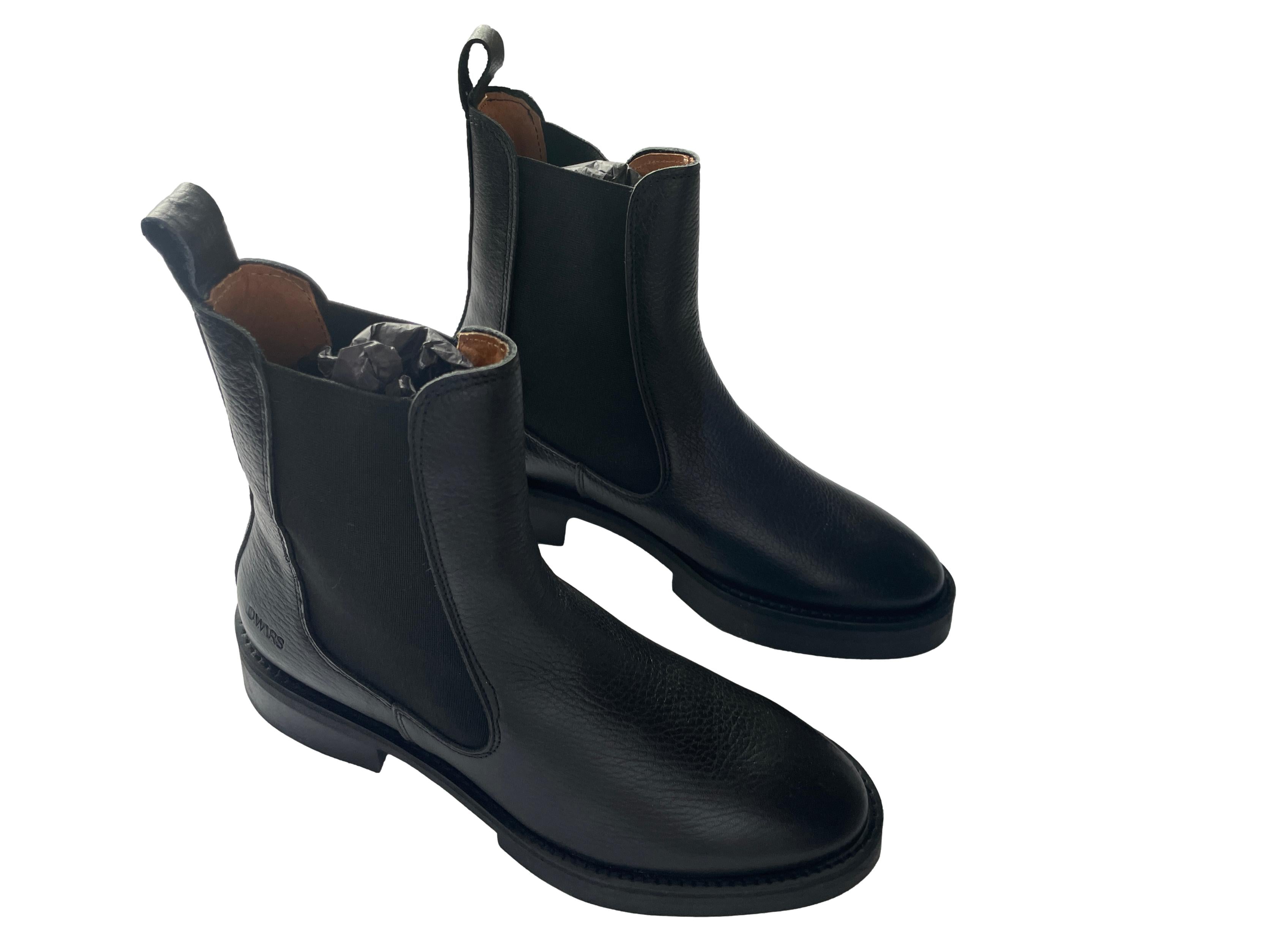 DWRS Barkley - Stiefeletten Damen Größe 39, schwarz  - NEU